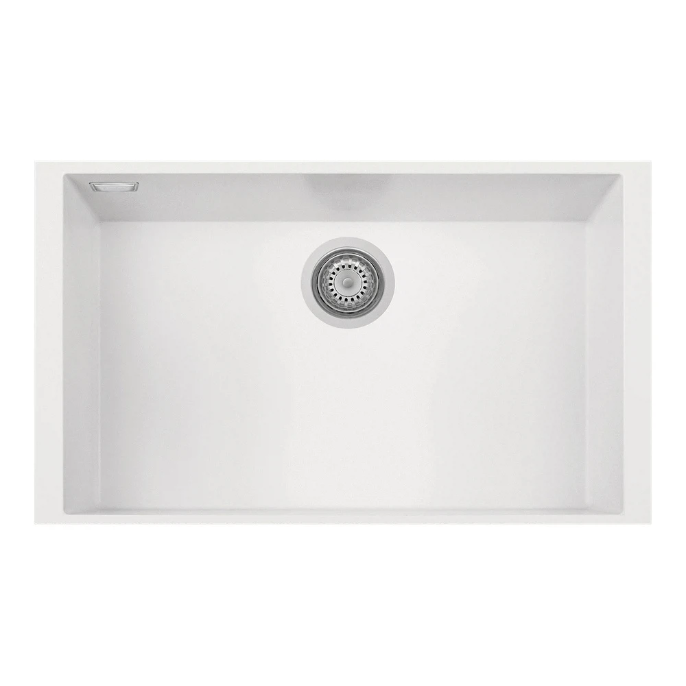 Изображение товара Кухонная мойка Rivelato STRIA SR-7669, белый, кварц