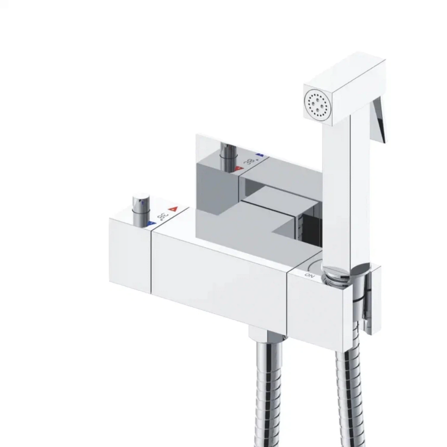 Изображение товара Гигиенический душ с термостатом Rose R965, хром