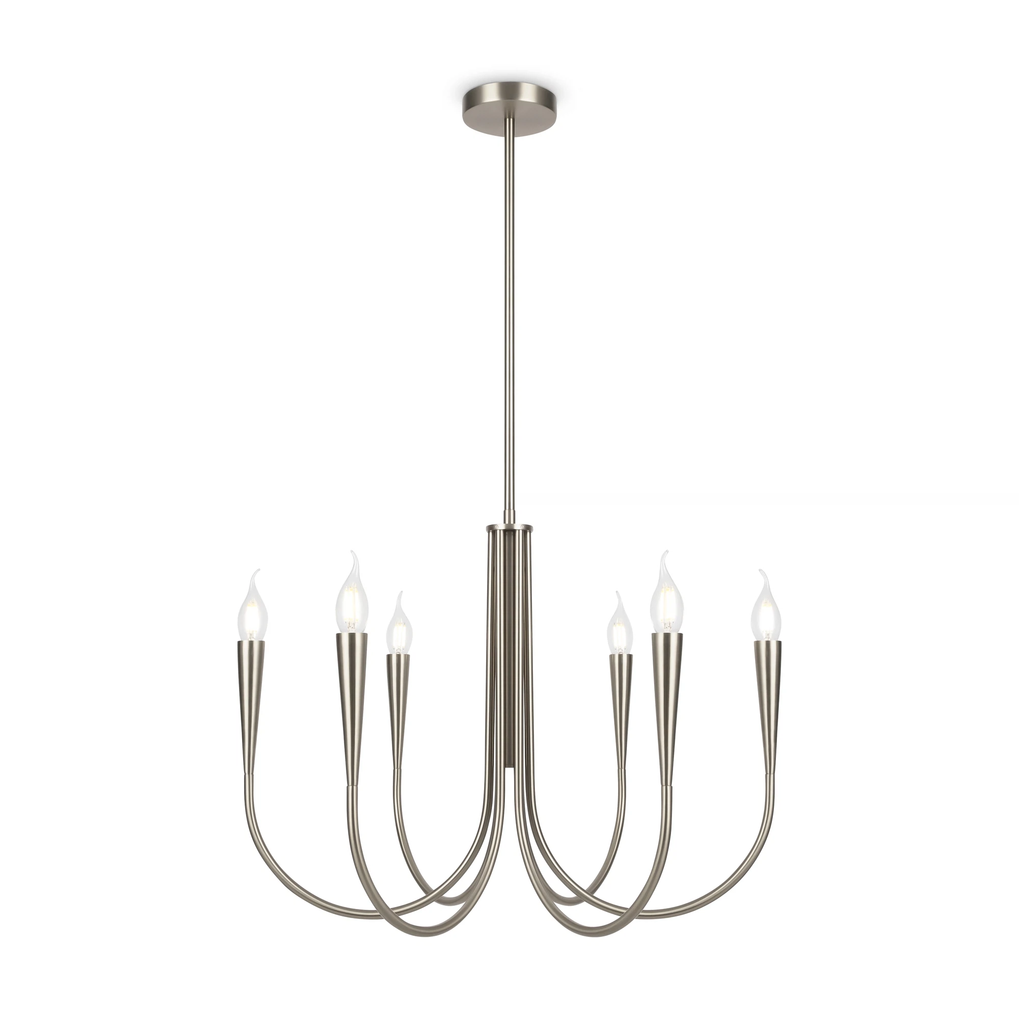 Изображение товара Люстра на штанге Freya Branches FR5253PL-06N в стиле модерн с металлом и E14