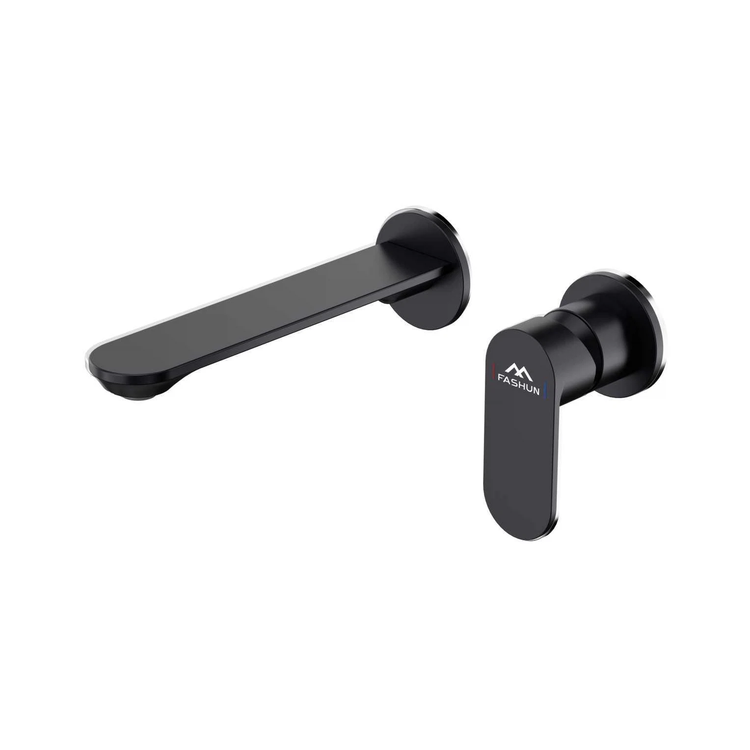 Изображение товара Смеситель для раковины встраиваемый FASHUN A1185-7, чёрный