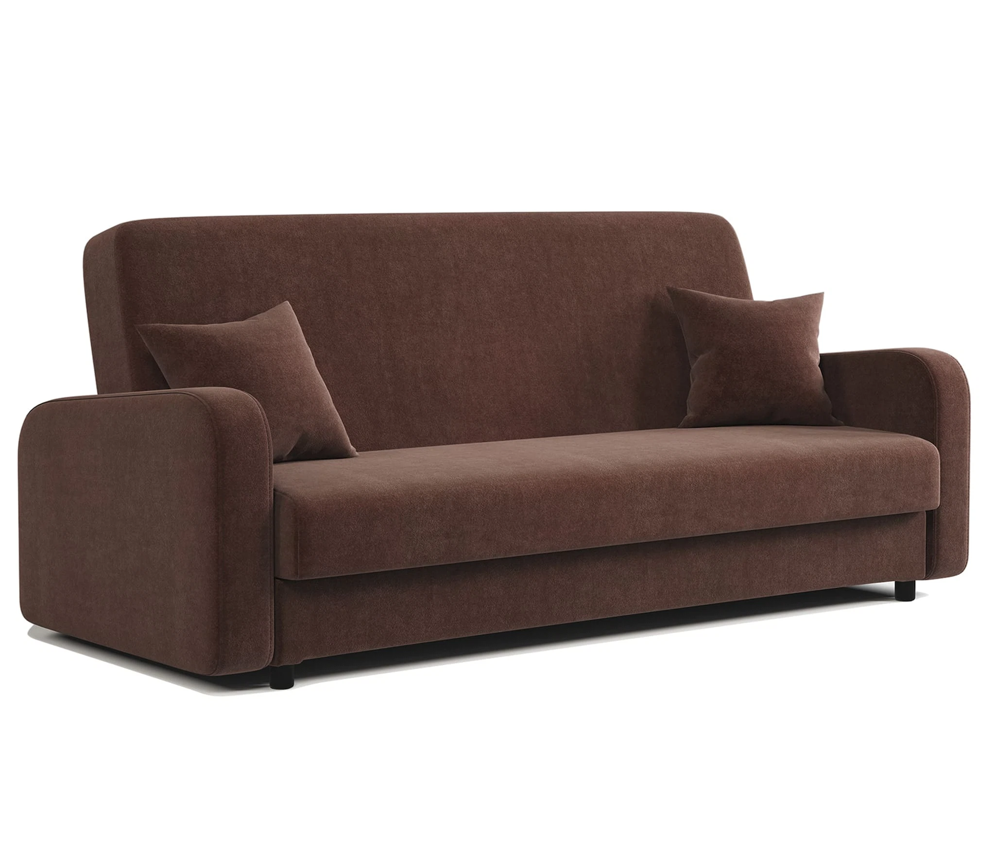 Изображение товара Диван-книжка Мелодия 120 велюр Дрим шоколад