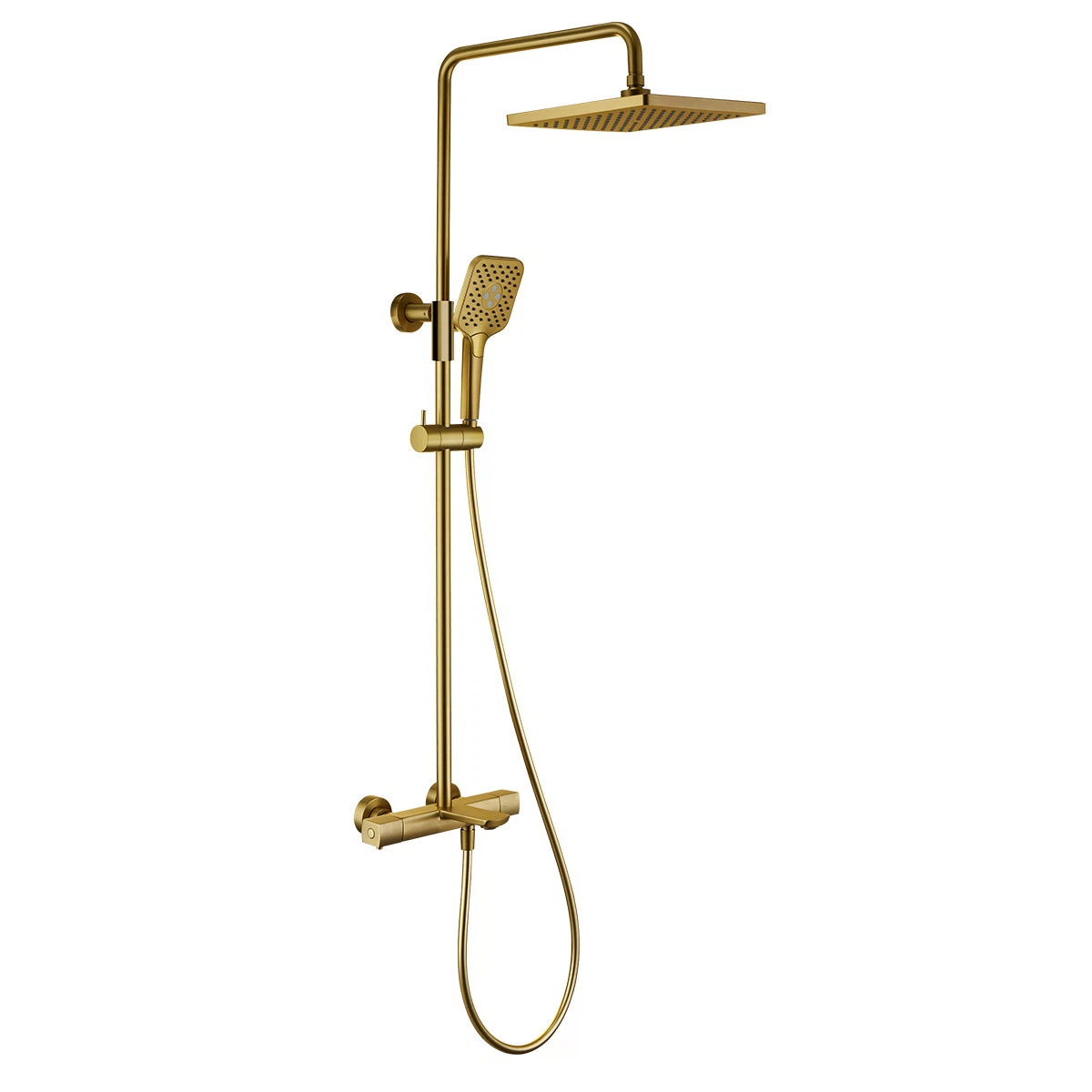Изображение товара Душевая стойка Next VSFS-1N1TBG термостатическая брашированное золото