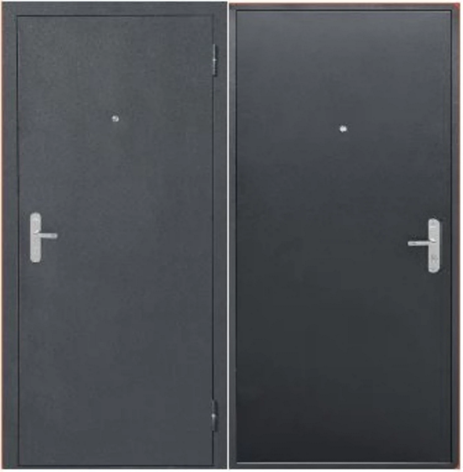 Изображение товара Входная металлическая дверь Прораб Стройгост антик серебро правая 860х2050 мм