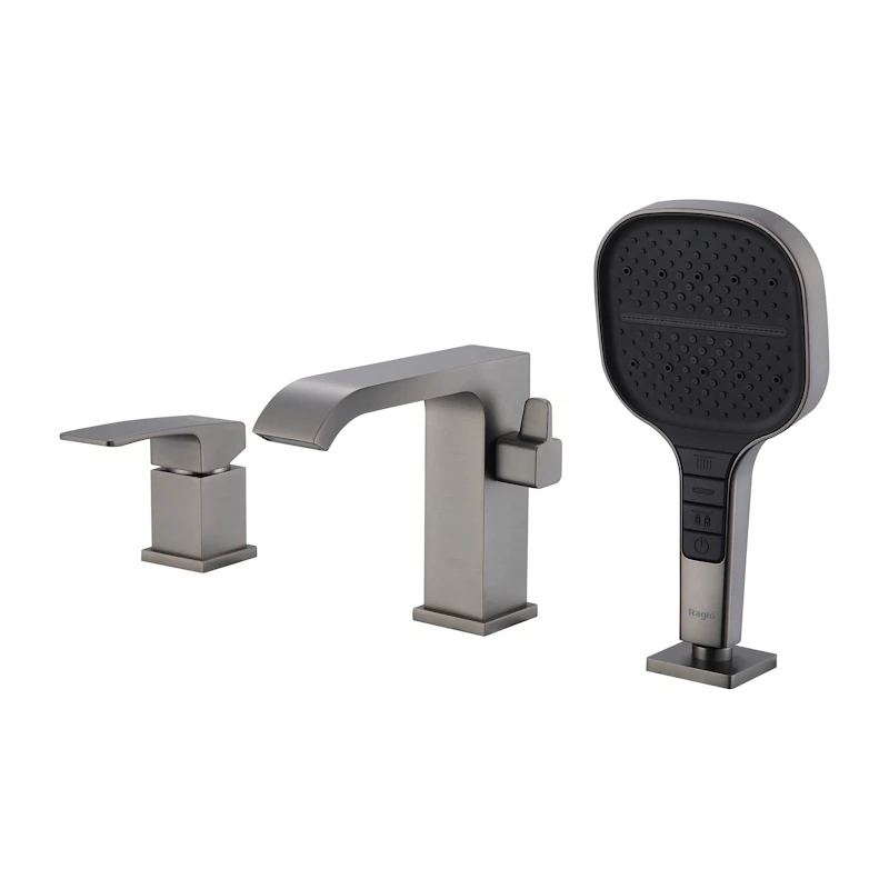 Изображение товара Raglo R02.31.09 — смеситель с душем для ванны, графит