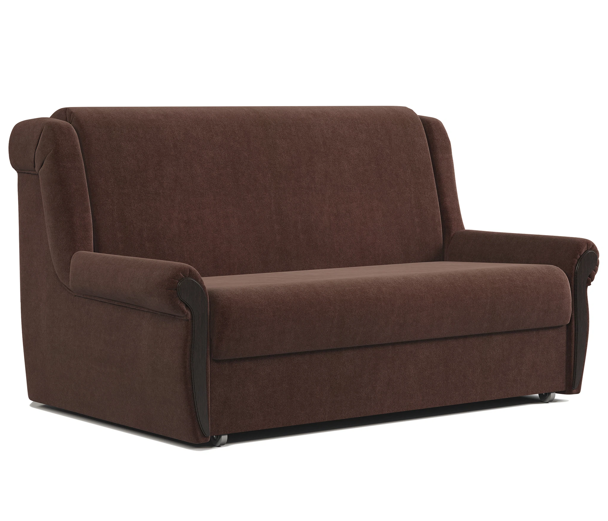 Изображение товара Диван-кровать Аккорд М 120 велюр Дрим шоколад