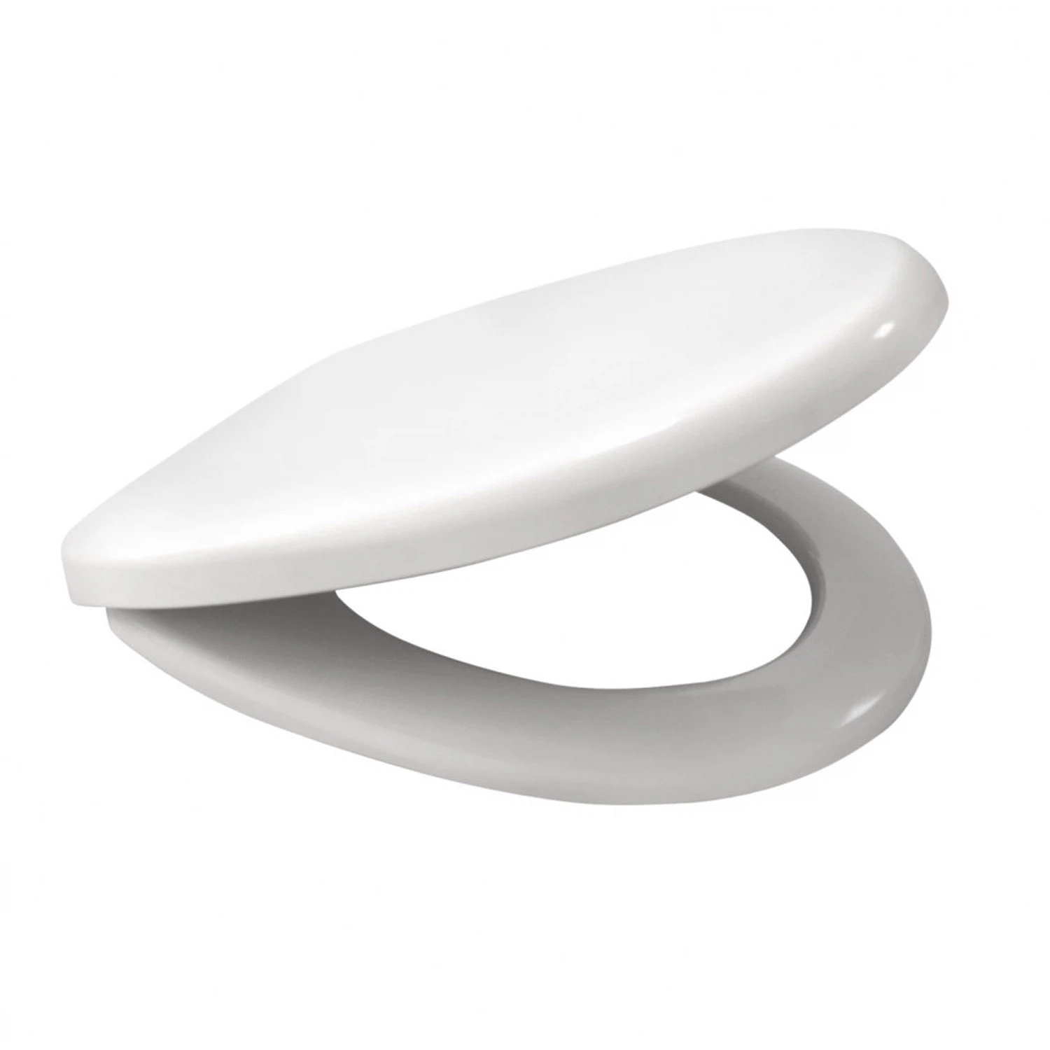 Изображение товара Сиденье д/унитаза WAVE W-SIJ-5d из дюропласта белый глянец