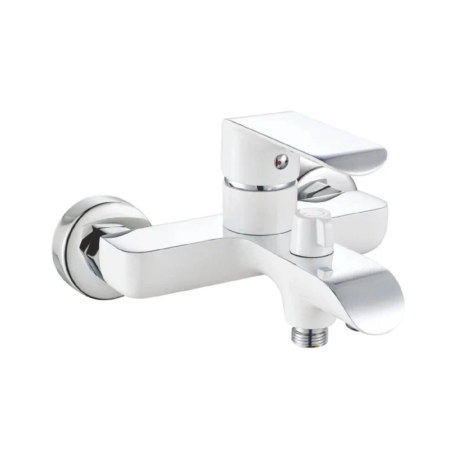 Изображение товара Смеситель Rose R2102F белый/хром для ванны