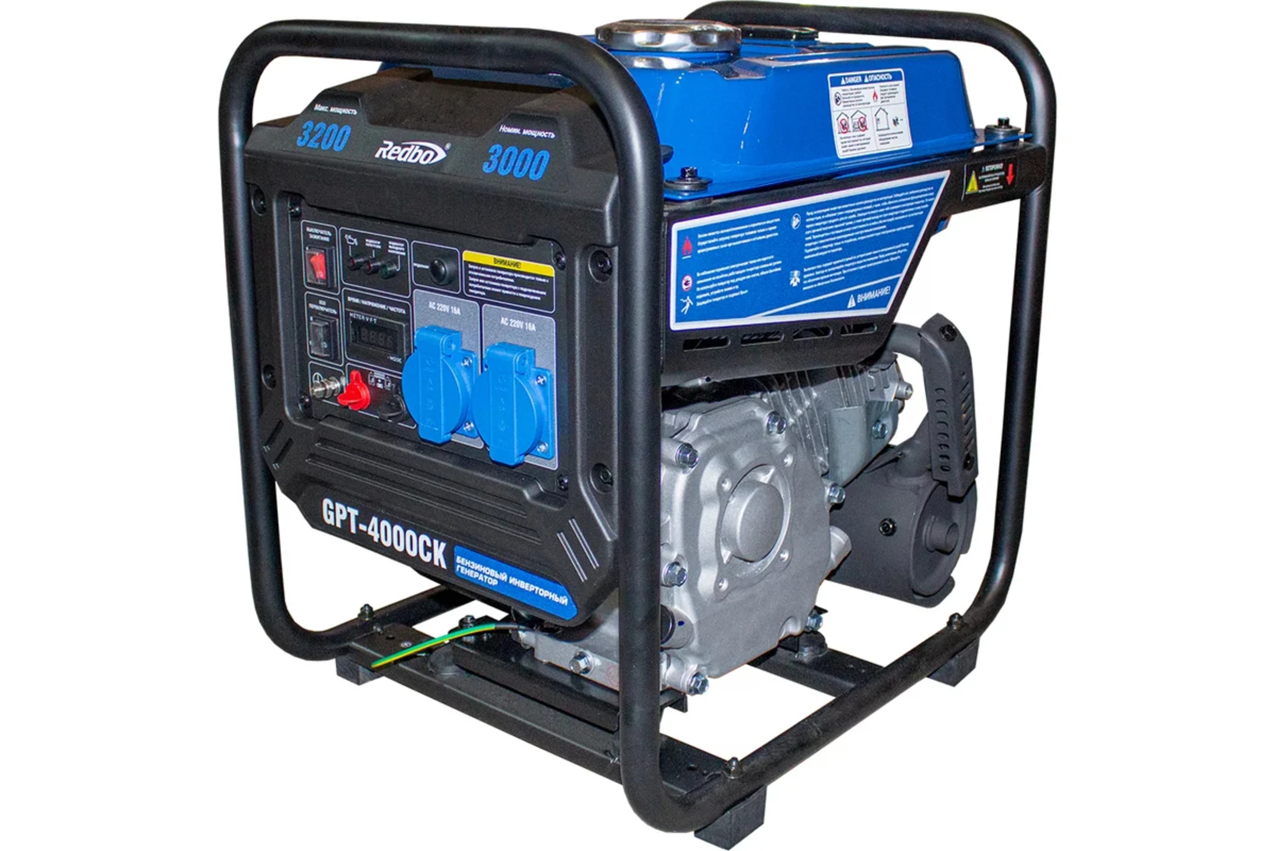 Изображение товара Генератор бензиновый REDBO GPT-4000CK