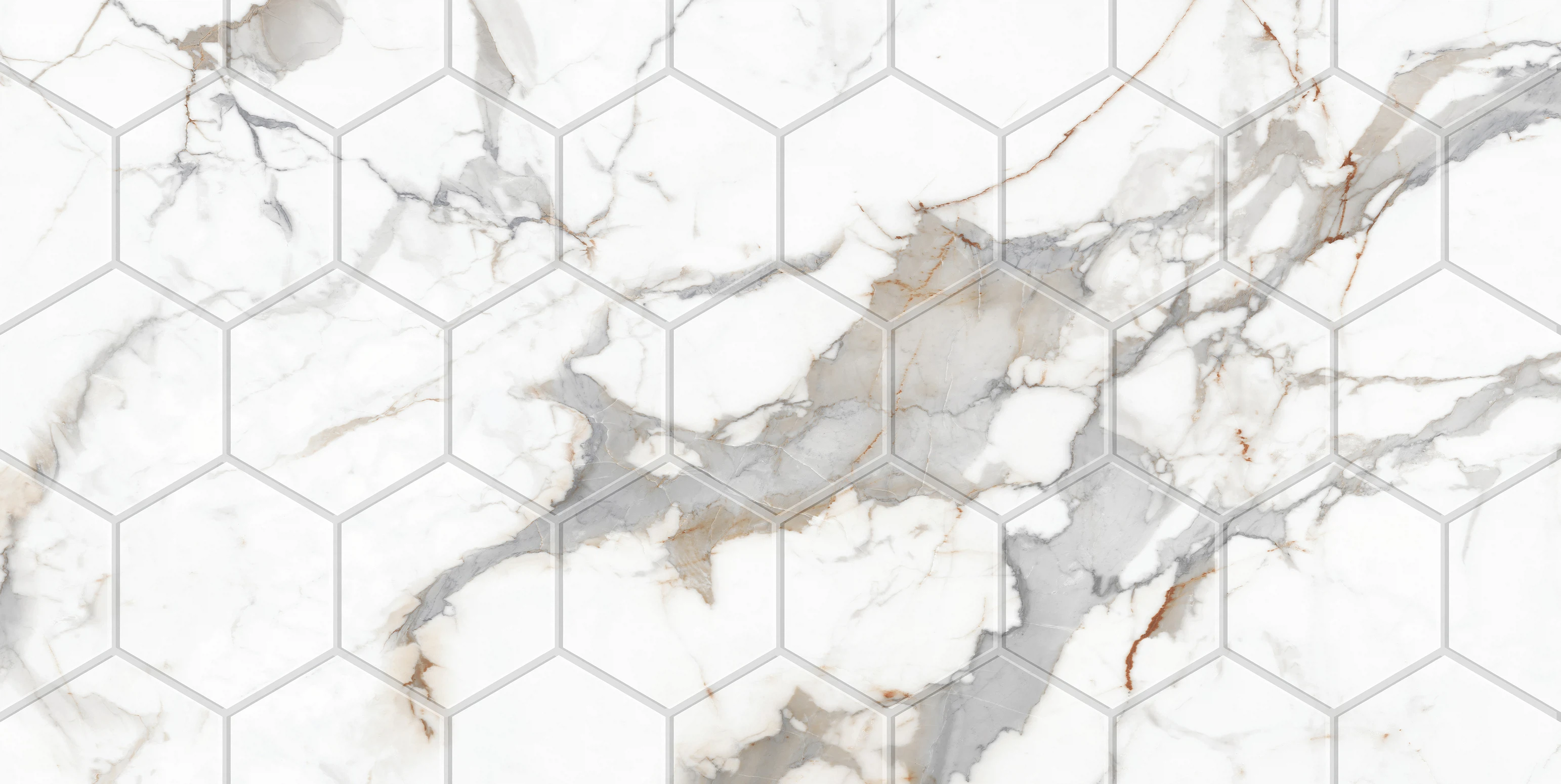 Изображение товара Керамическая плитка Eurotile Sandra White Mat Hex 30x60