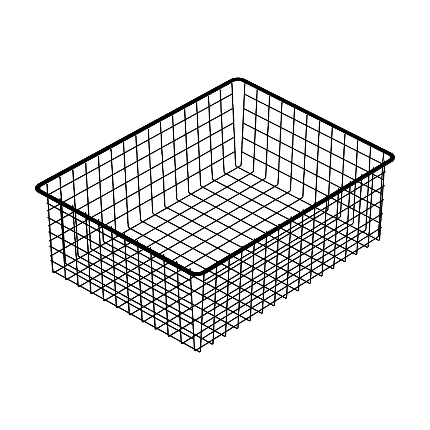 Изображение товара Проволочная корзина 555*410*185 чёрная