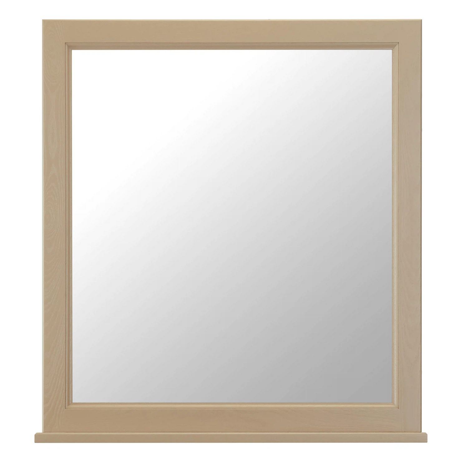 Изображение товара Зеркало Толедо 85 Капучино с рамой из ясеня и полочкой для ванной