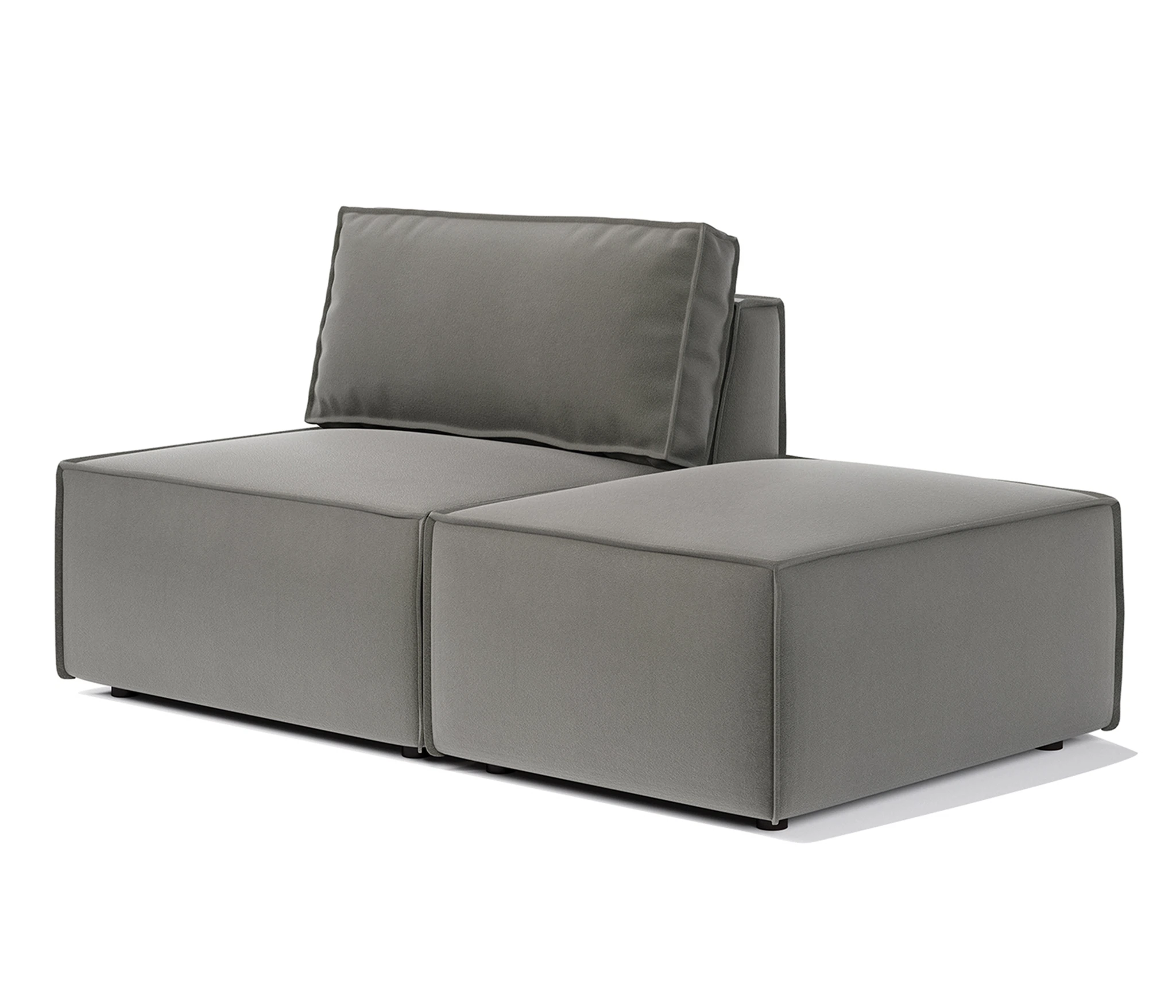 Изображение товара Диван Гамма 25 Модульный диван с независимым пружинным блоком и велюровой обивкой