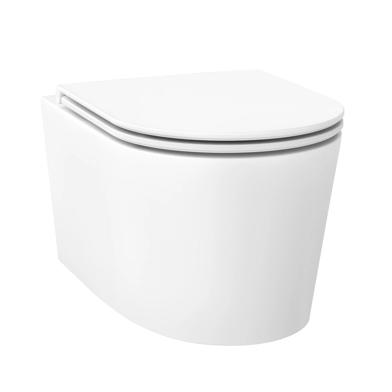 Изображение товара Подвесной унитаз безободковый Wellsee Éclatant глянцевый белый