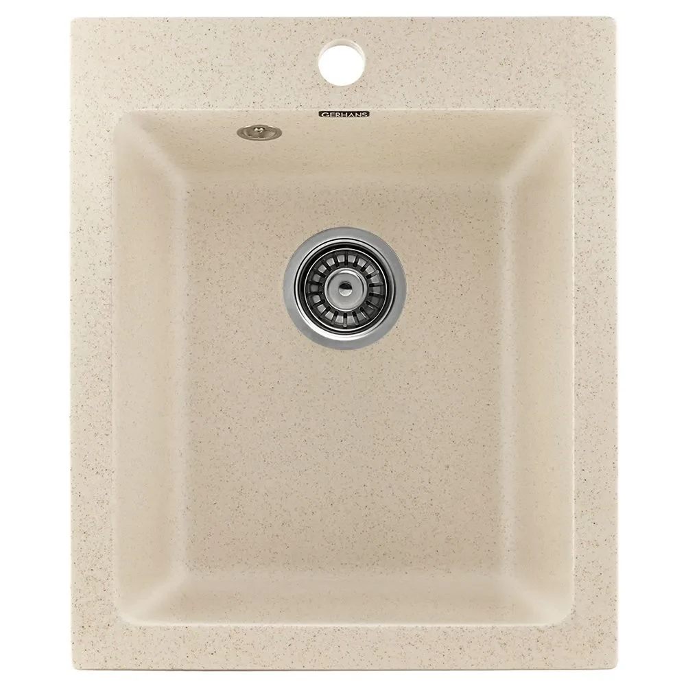 Изображение товара Мойка для кухни Gerhans A10-20 Бежевая 410х480мм (Беларусь)