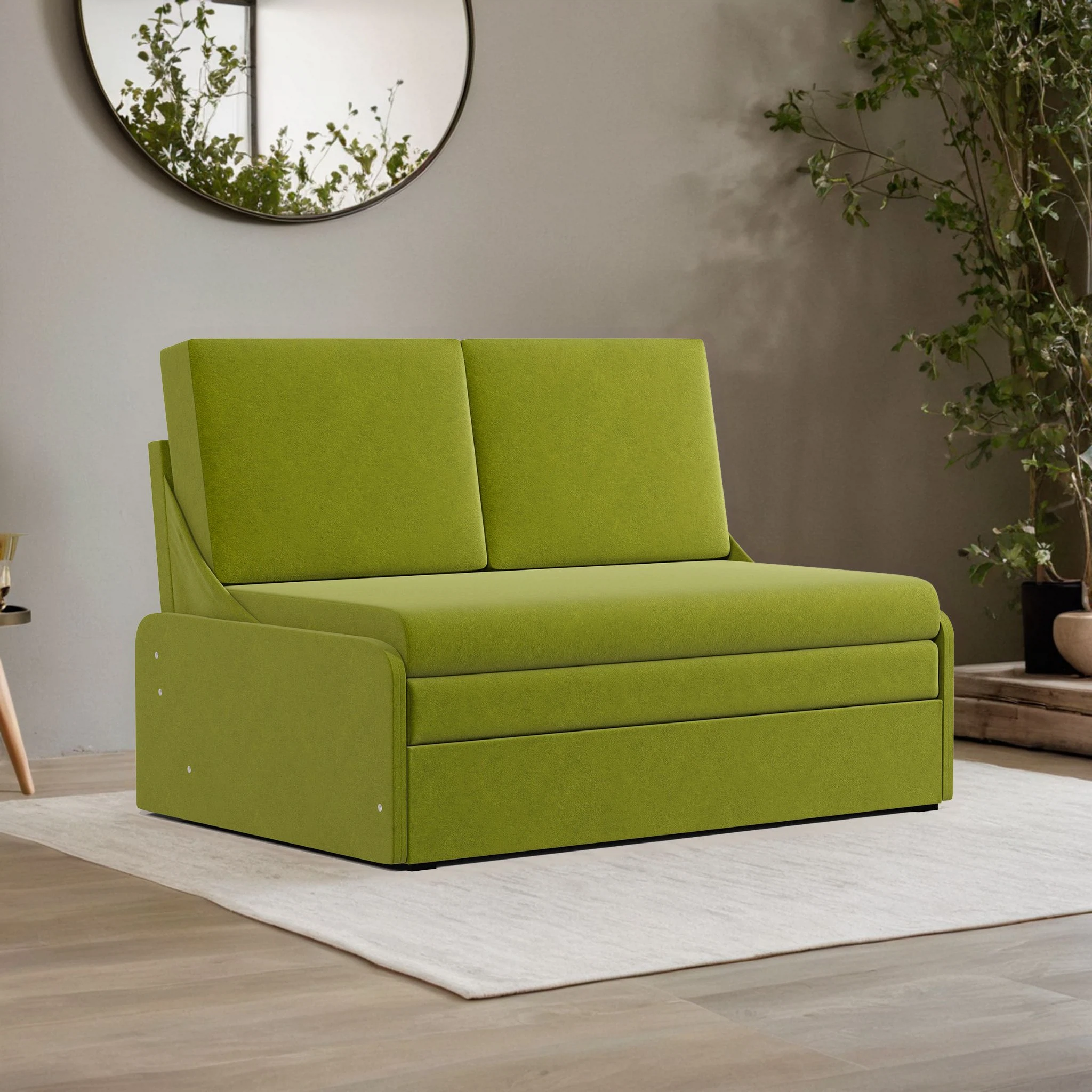 Изображение товара Диван-кровать Уют-2 велюр Дрим эппл