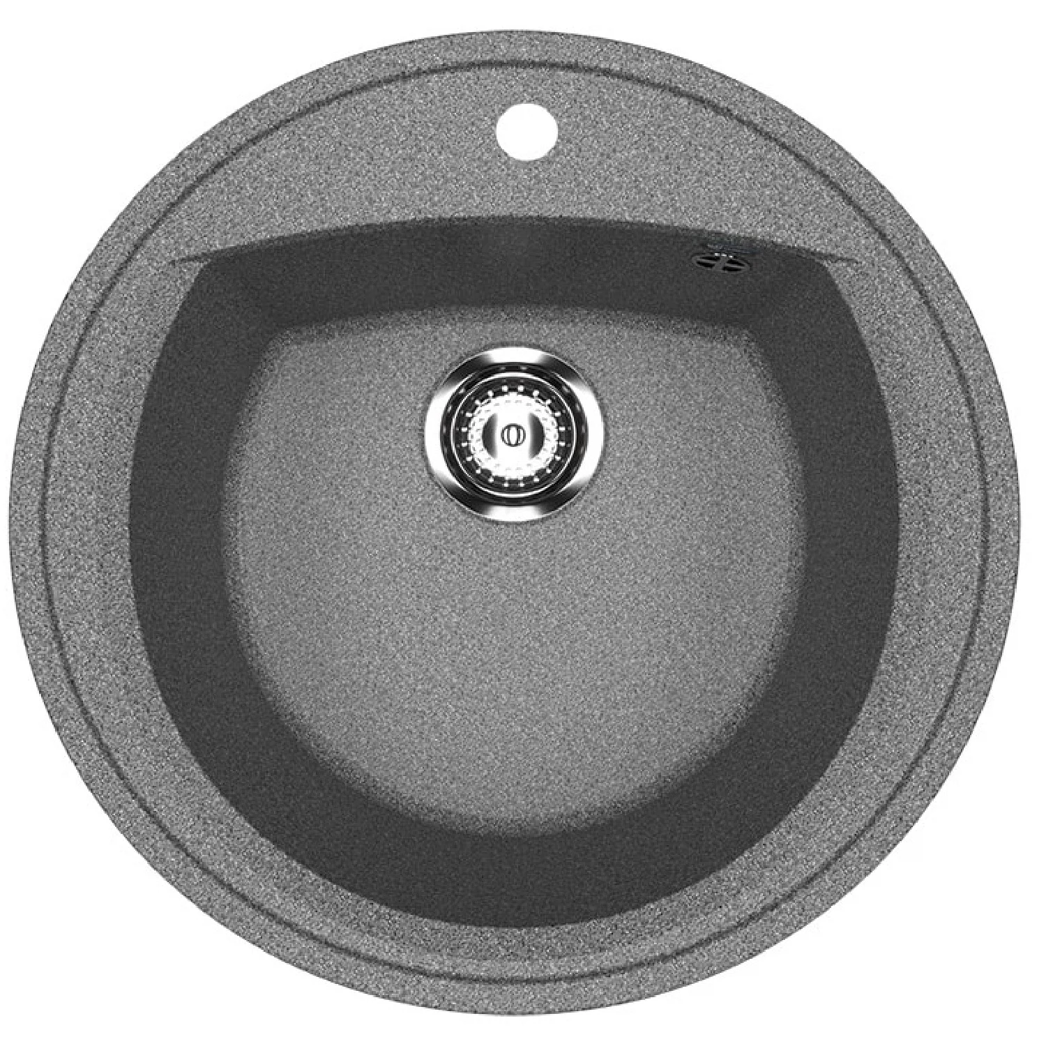 Изображение товара Кухонная мойка Ulgran U-603-309, темно-серый, искусственный мрамор