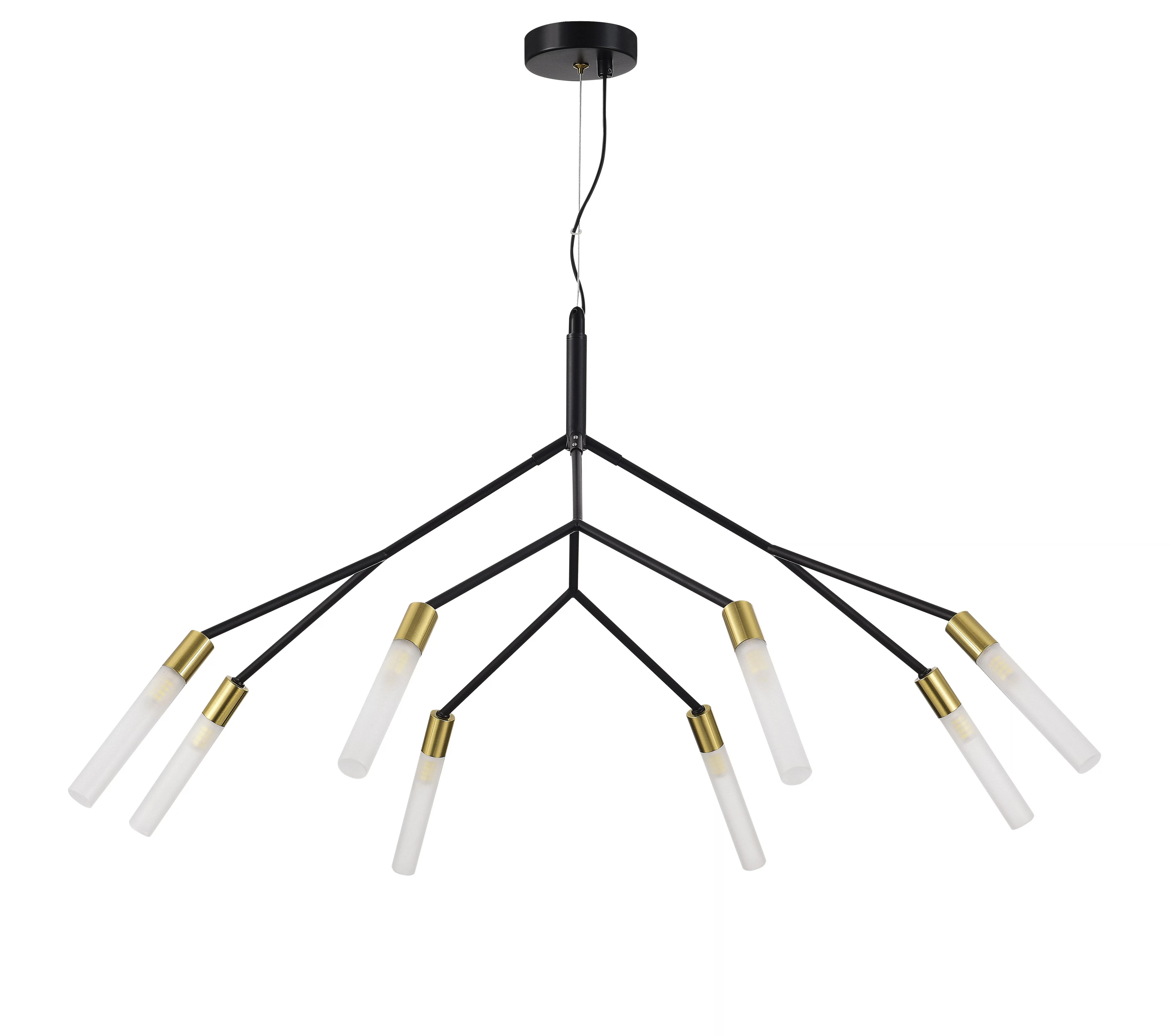 Изображение товара Подвесной светильник Черный латунь/Белый G9 8*5W коллекция Kaito