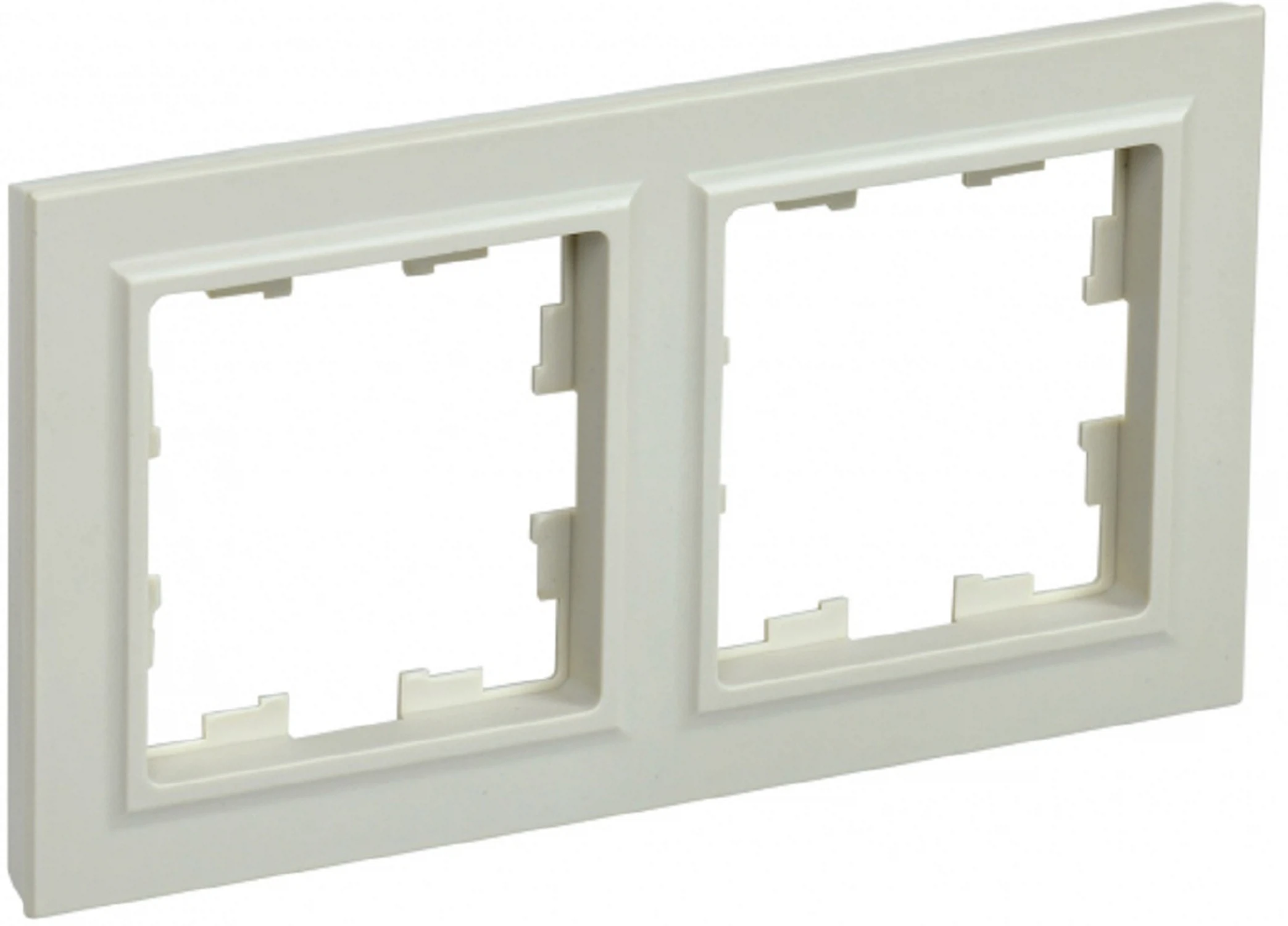 Изображение товара Рамка IEK BRITE BASE Бежевый 2-м РУ-2-БрКр