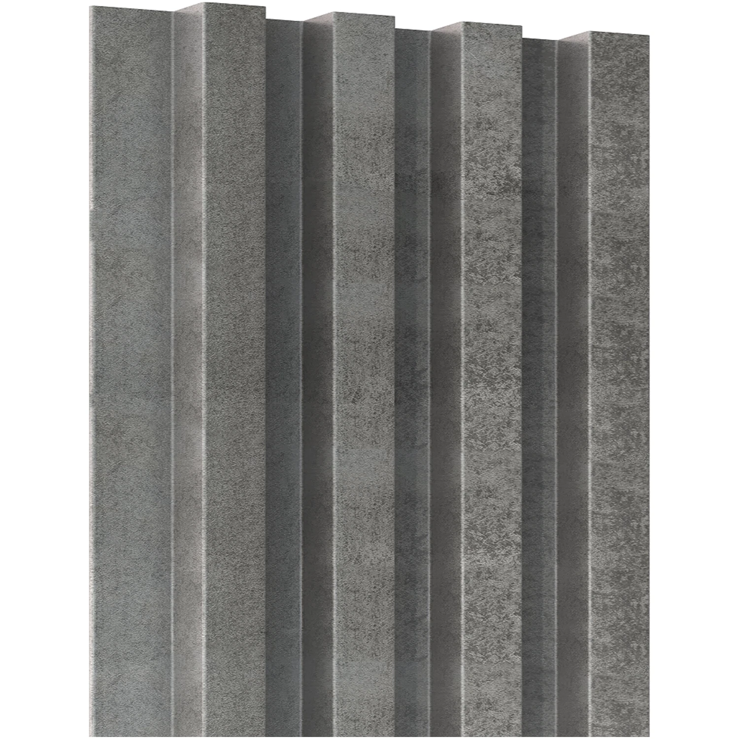 Изображение товара Панель ПВХ КронаПласт LEGNO Бетон невский реечная, 2900х166х24 мм, серый