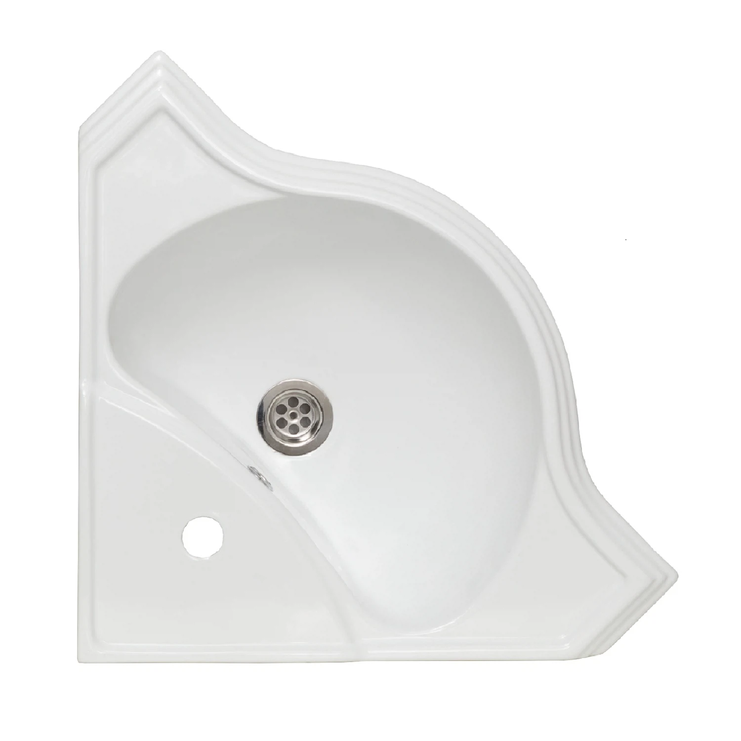 Изображение товара Угловой керамический умывальник Kirovit Классик 65 для ванной