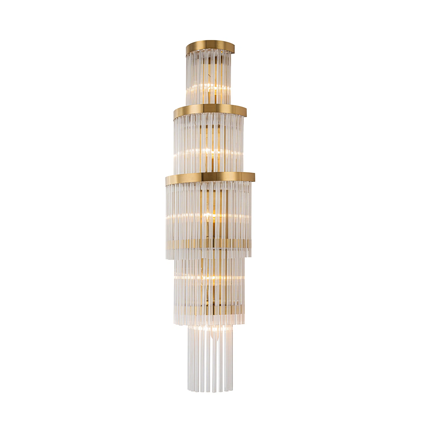 Изображение товара Настенный каскадный светильник FAVOURITE Regal 4308-5W с золотым покрытием и стеклянными трубками