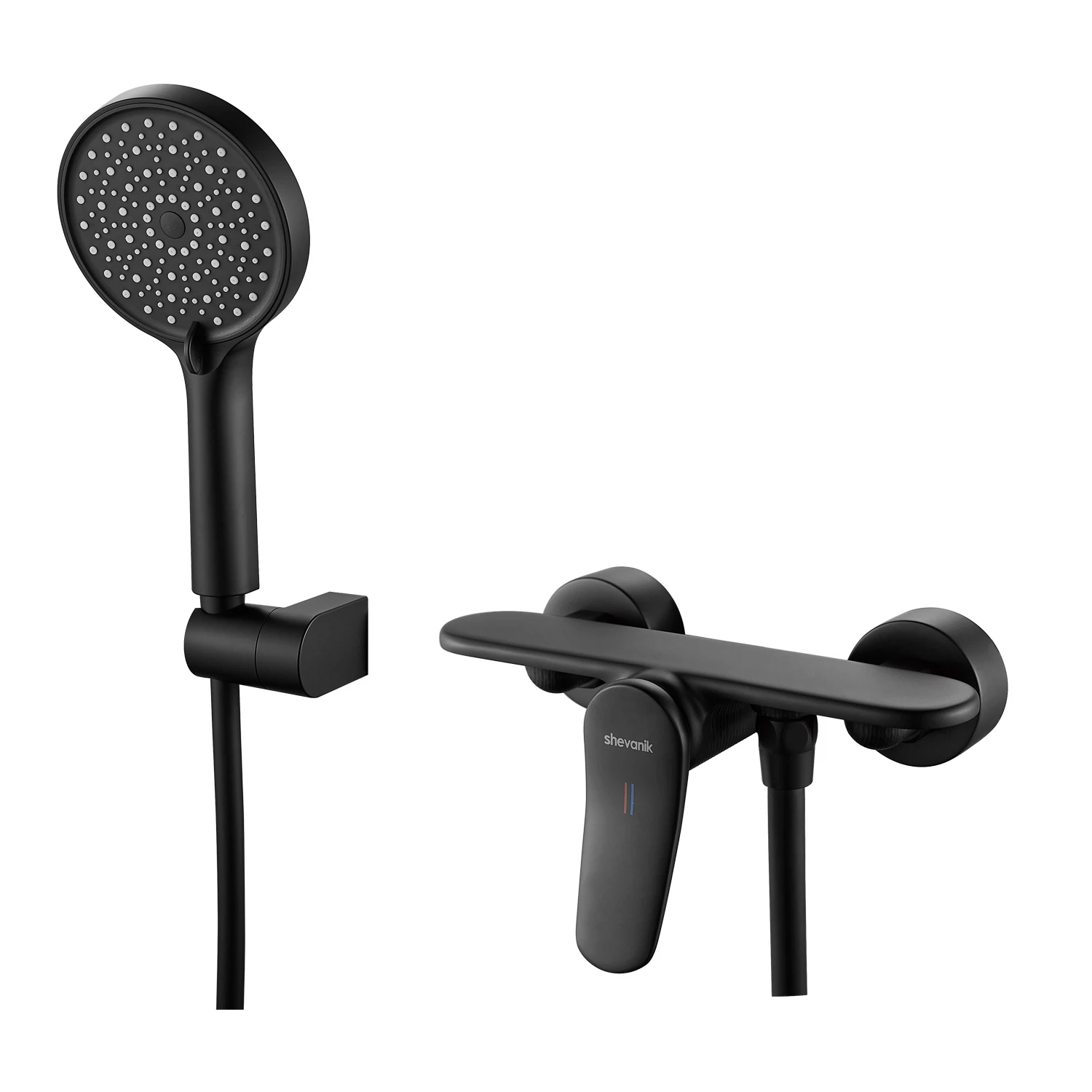 Изображение товара Смеситель для душа Shevanik S4716H, черный