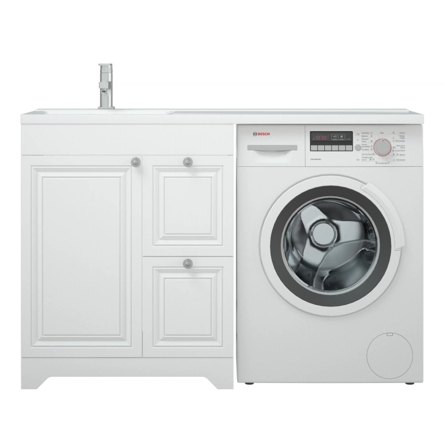 Изображение товара Тумба "Леон 70 Z2", Мадлен 130, белая, Corozo, SD-00000726