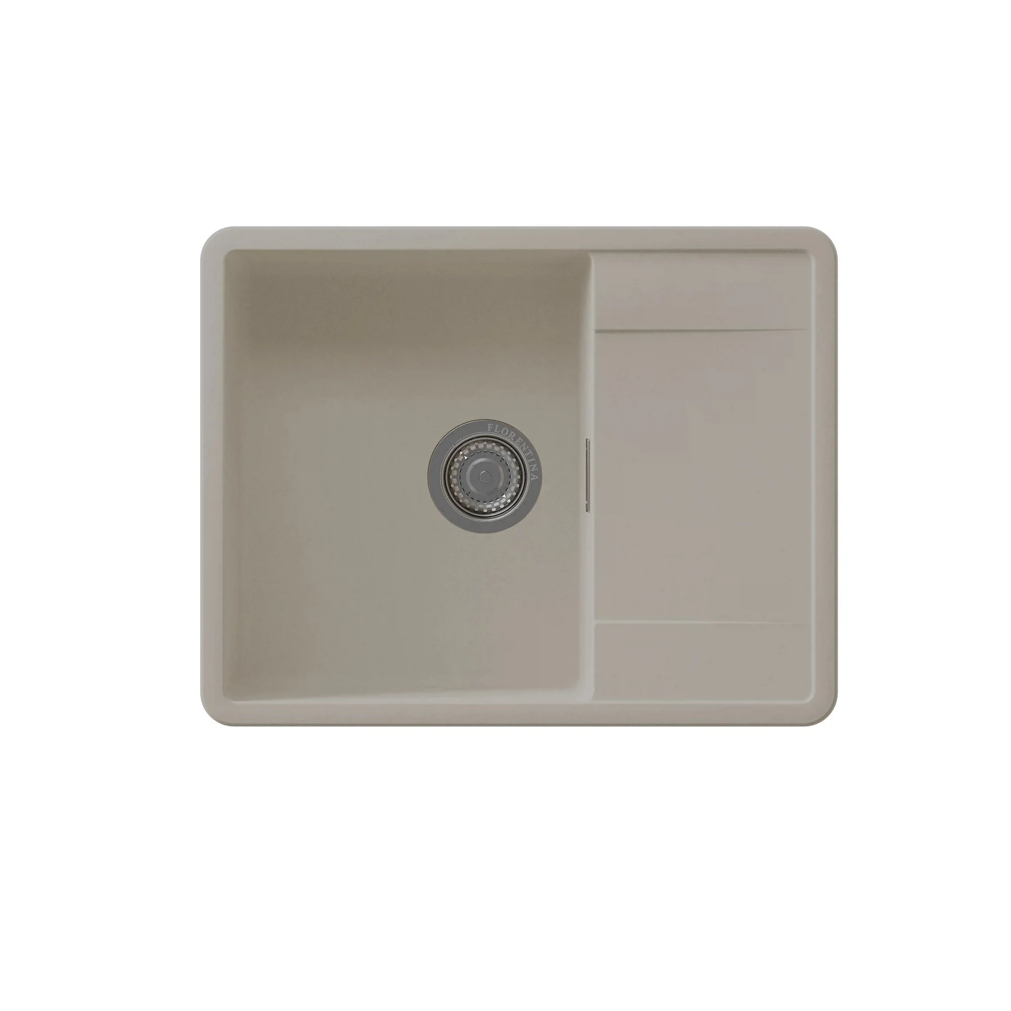 Изображение товара Кухонная мойка Florentina ПЬЕМОНТ 17.030.C0650.107, песочный, кварц