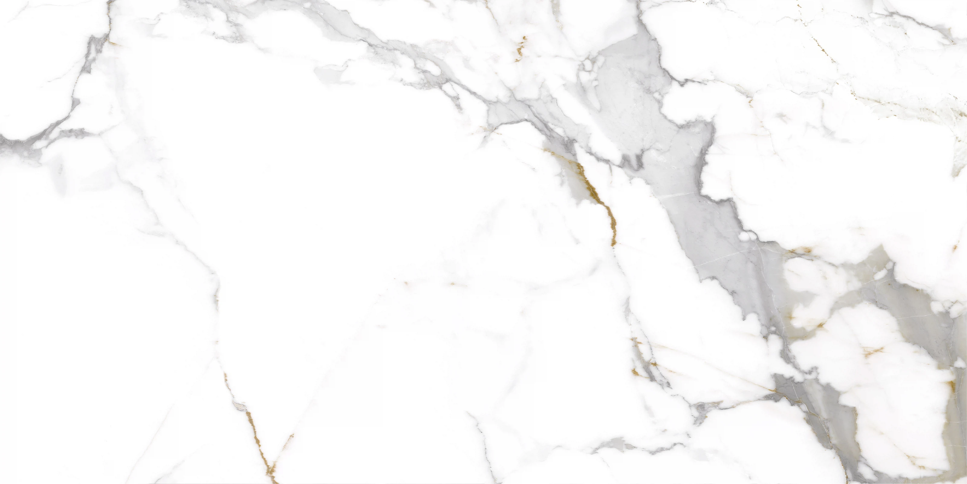 Изображение товара Керамогранит Calacatta Imperial_GT белый 40х80 см для пола и стен