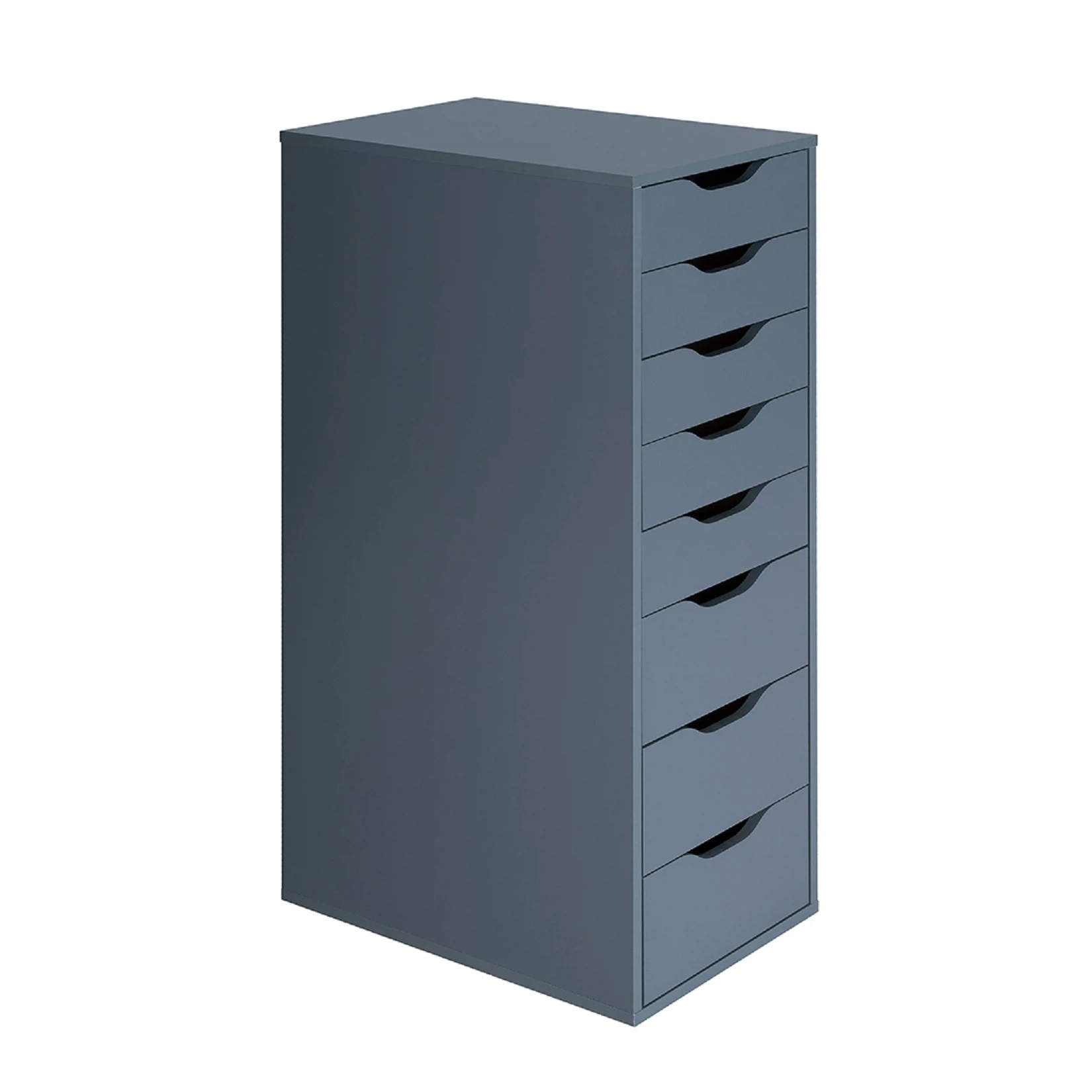 Изображение товара Комод Ингар 8 серо-бирюзовый с 8 ящиками