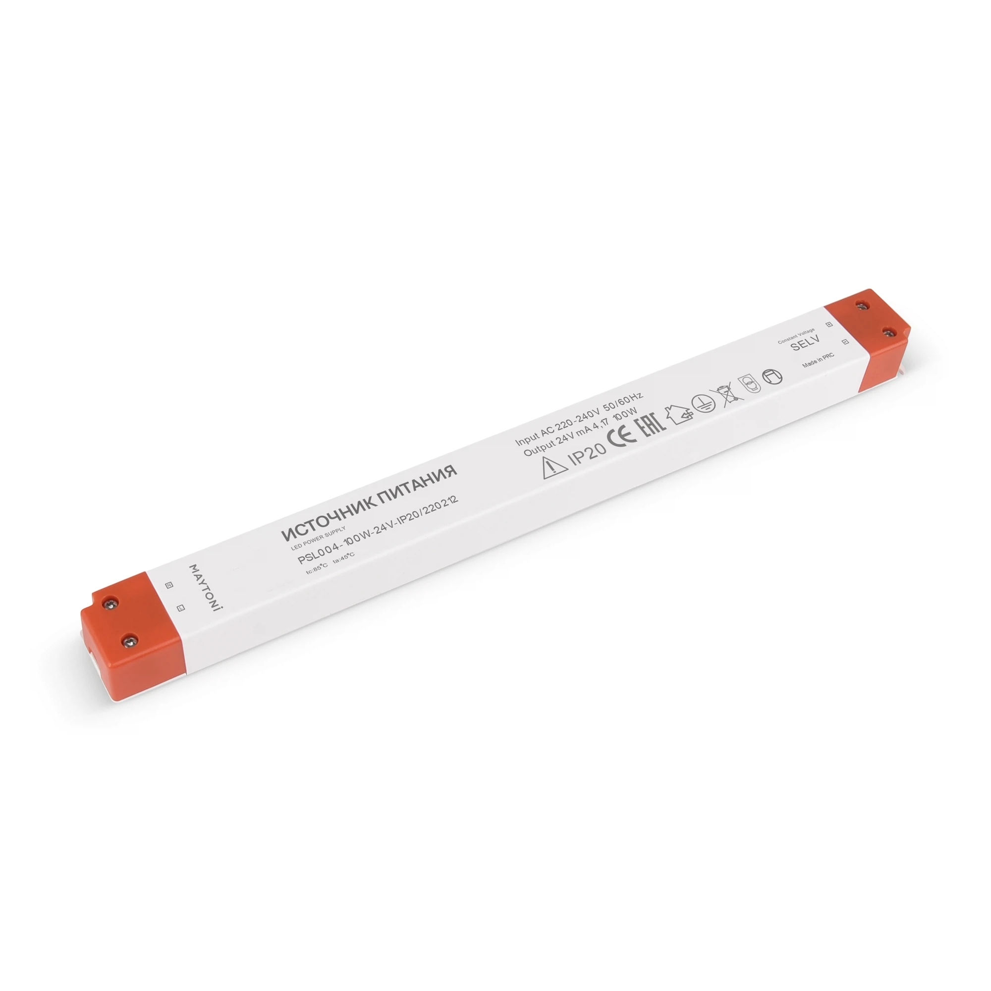 Изображение товара Блок питания для светодиодных лент Maytoni Led Strip PSL004 24В 100Вт IP20