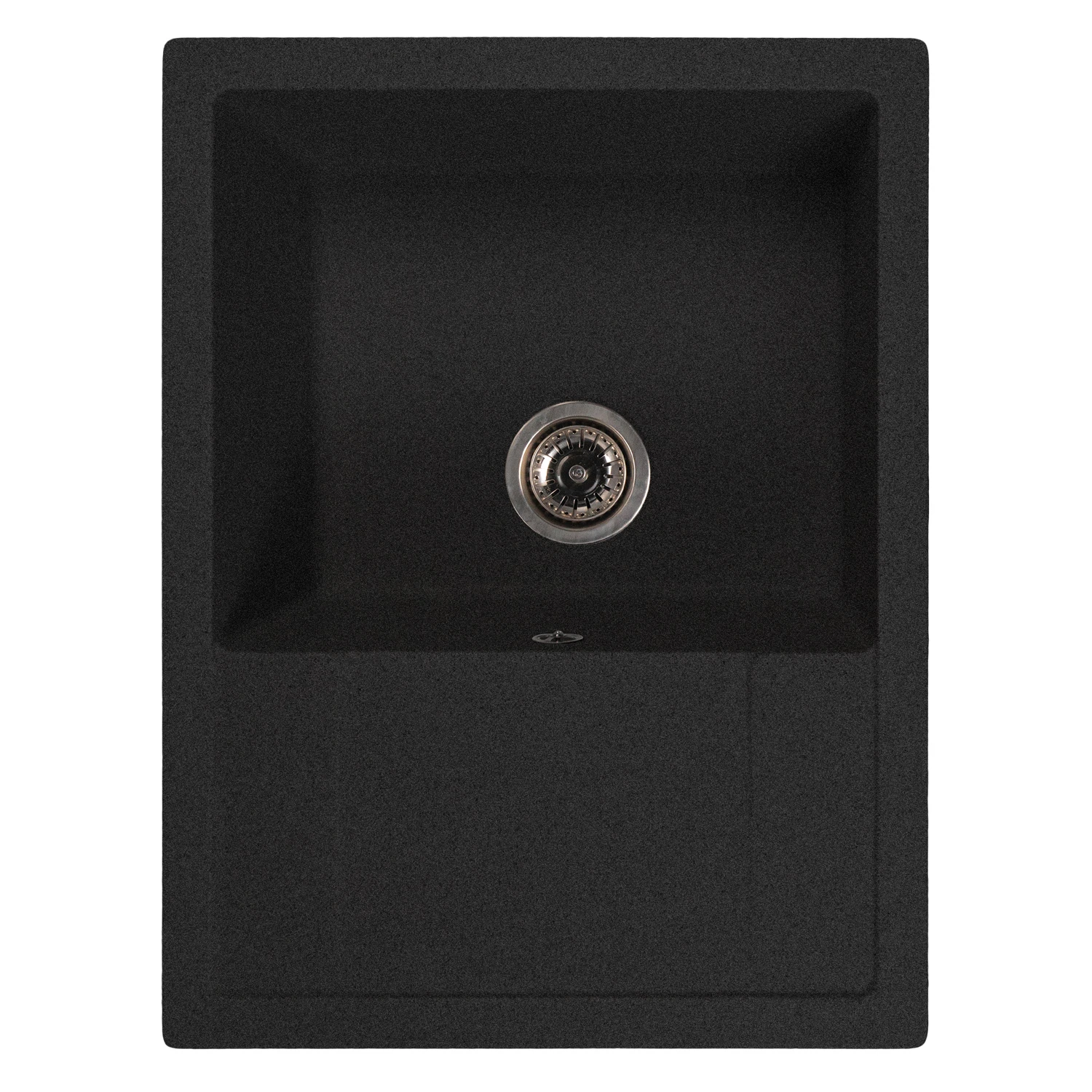 Изображение товара Мойка кухонная из искусственного камня ML-GMS115 СТАНДАРТ черная, накладная, прямоугольная