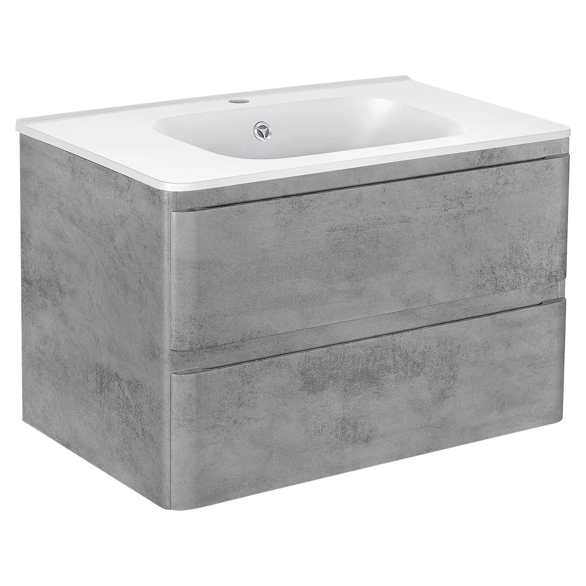 Изображение товара Подвесная тумба под раковину Vico 800 с двумя ящиками и soft close, Италия