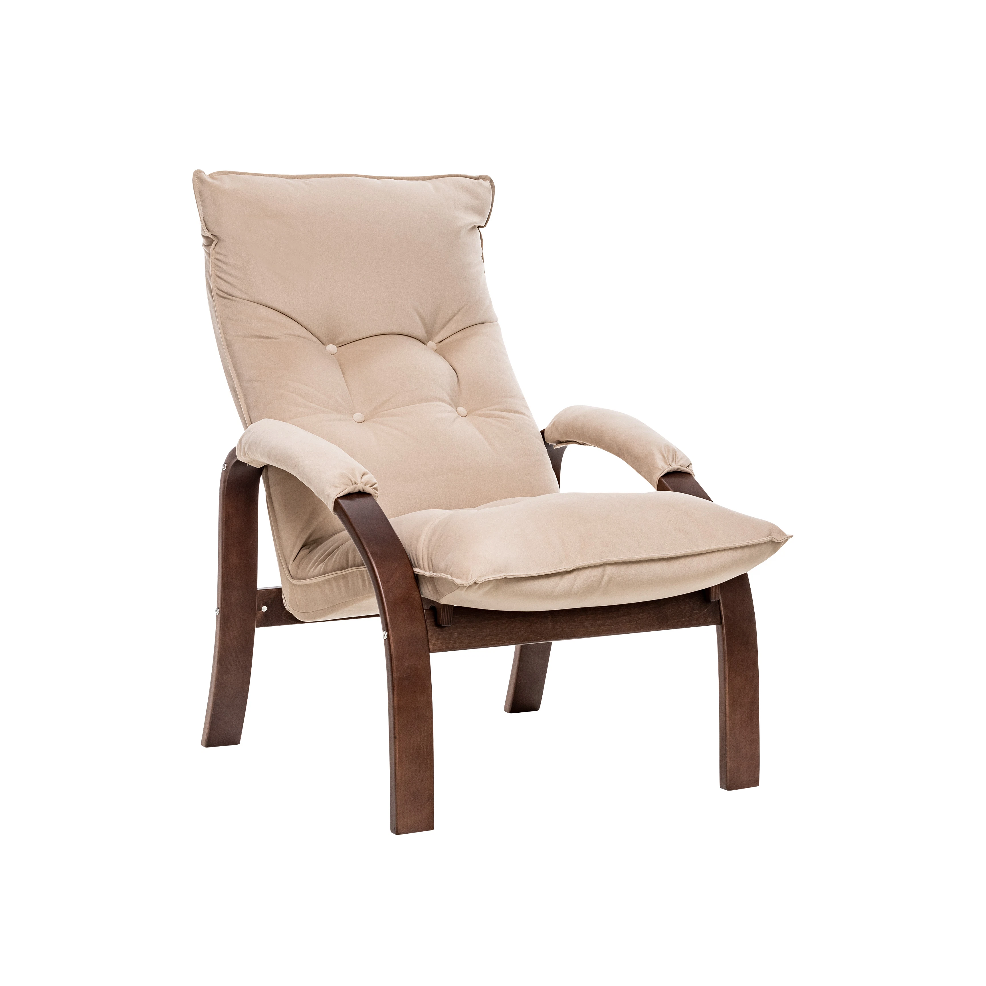 Изображение товара Кресло-трансформер Левада V18 из велюра с механизмом книжка для дома и дачи