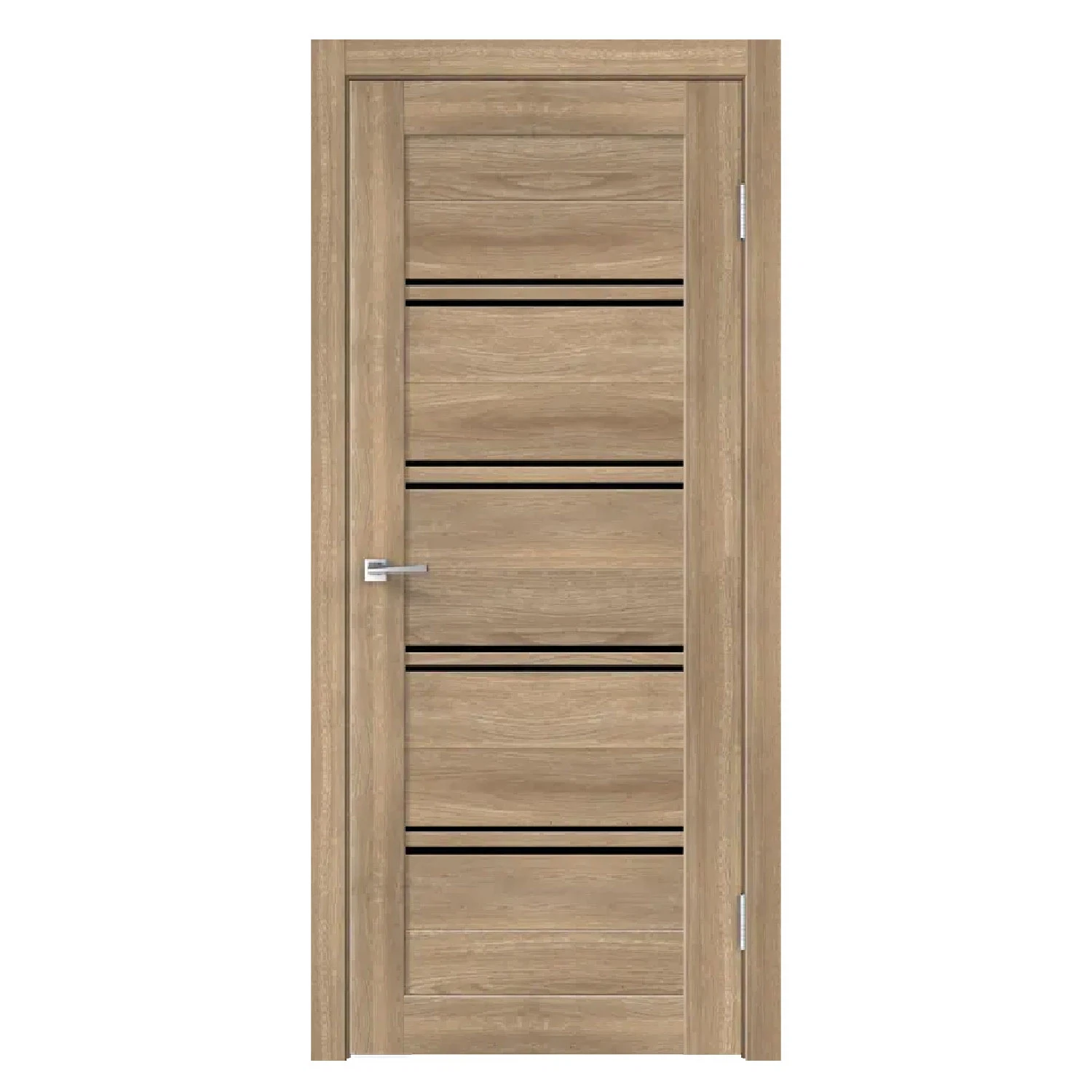 Изображение товара Дверь межкомнатная экошпон ХLINE  4 со стеклом без притвора  Дуб Европейский горизонт 800 2000