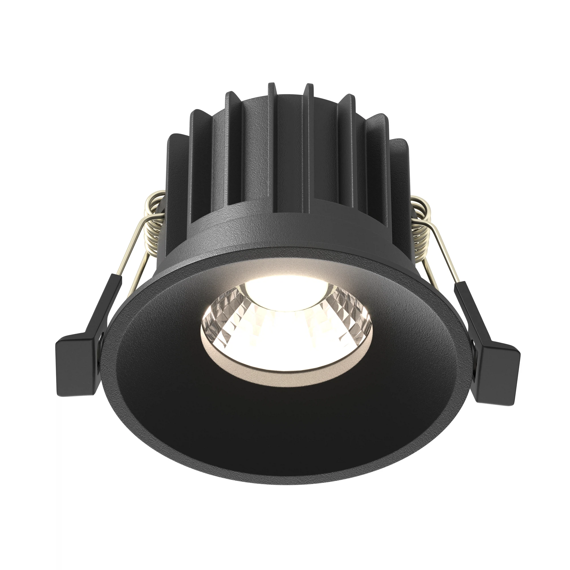 Изображение товара Встраиваемый светильник Maytoni Technical Round DL058-12W-DTW-B черный с широким углом