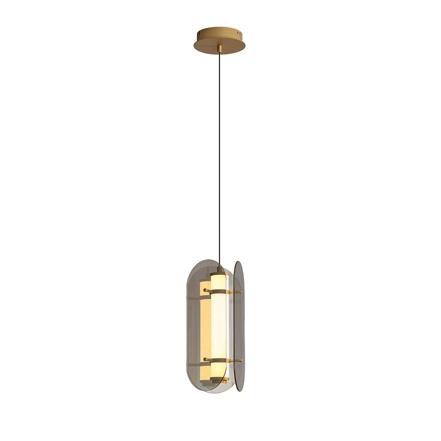 Изображение товара Подвесной светильник Favourite Fada 4625-2P с LED, латунь, стекло, регулируемая высота