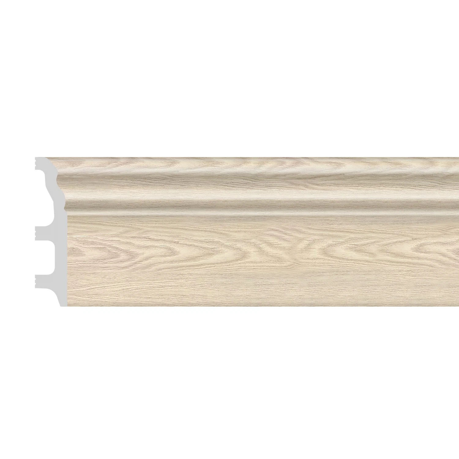 Изображение товара Плинтус напольный Decomaster D232-82 2.4 метра с кабель-каналом коричневый