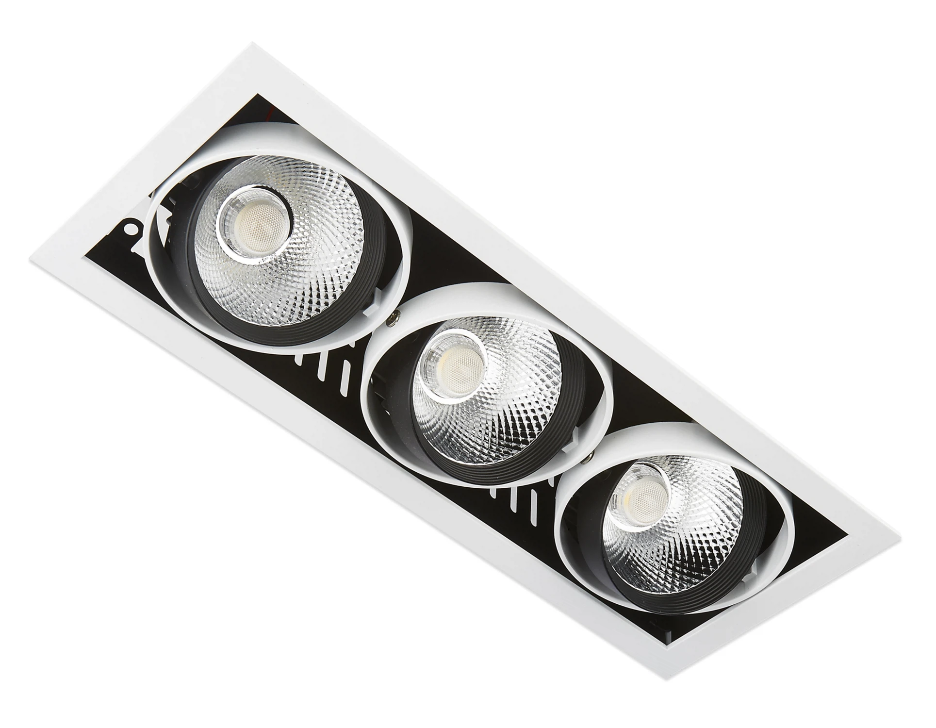 Изображение товара Карданный встраиваемый светодиодный светильник T813 AMBRELLA LIGHT 3*12W 4200K