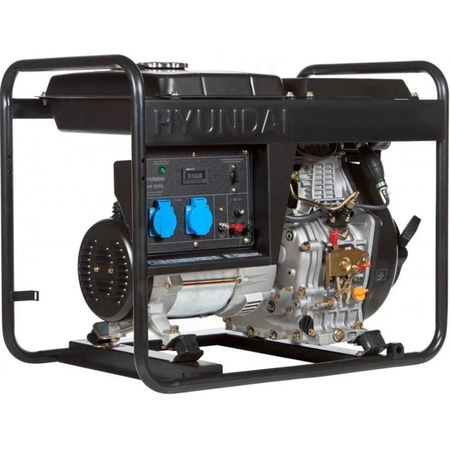 Изображение товара Дизельный генератор Hyundai DHY 6500L мощностью 4 2 кВт стационарный CN