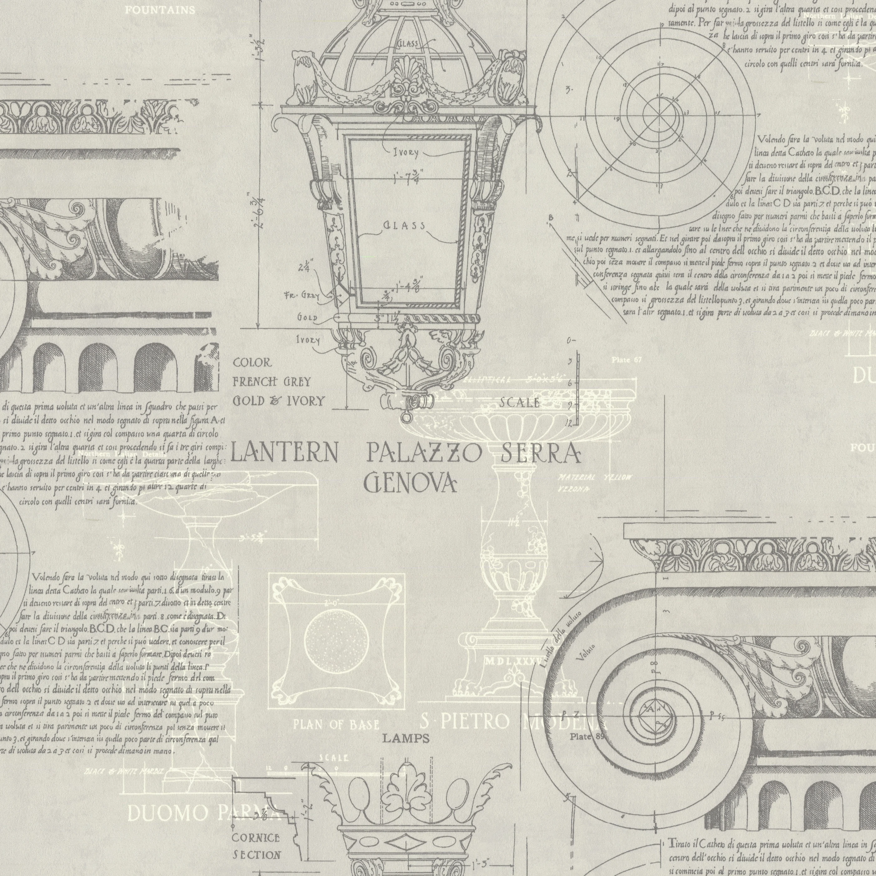 Изображение товара Обои флизелиновые Vitruvius Euro Decor, бежевые, 1,06*10,05м, 7319-05