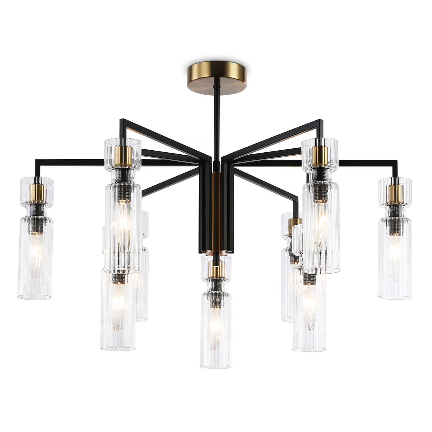 Изображение товара Люстра на штанге AMBRELLA LIGHT 9 ламп модерн черная IP20 LH56117