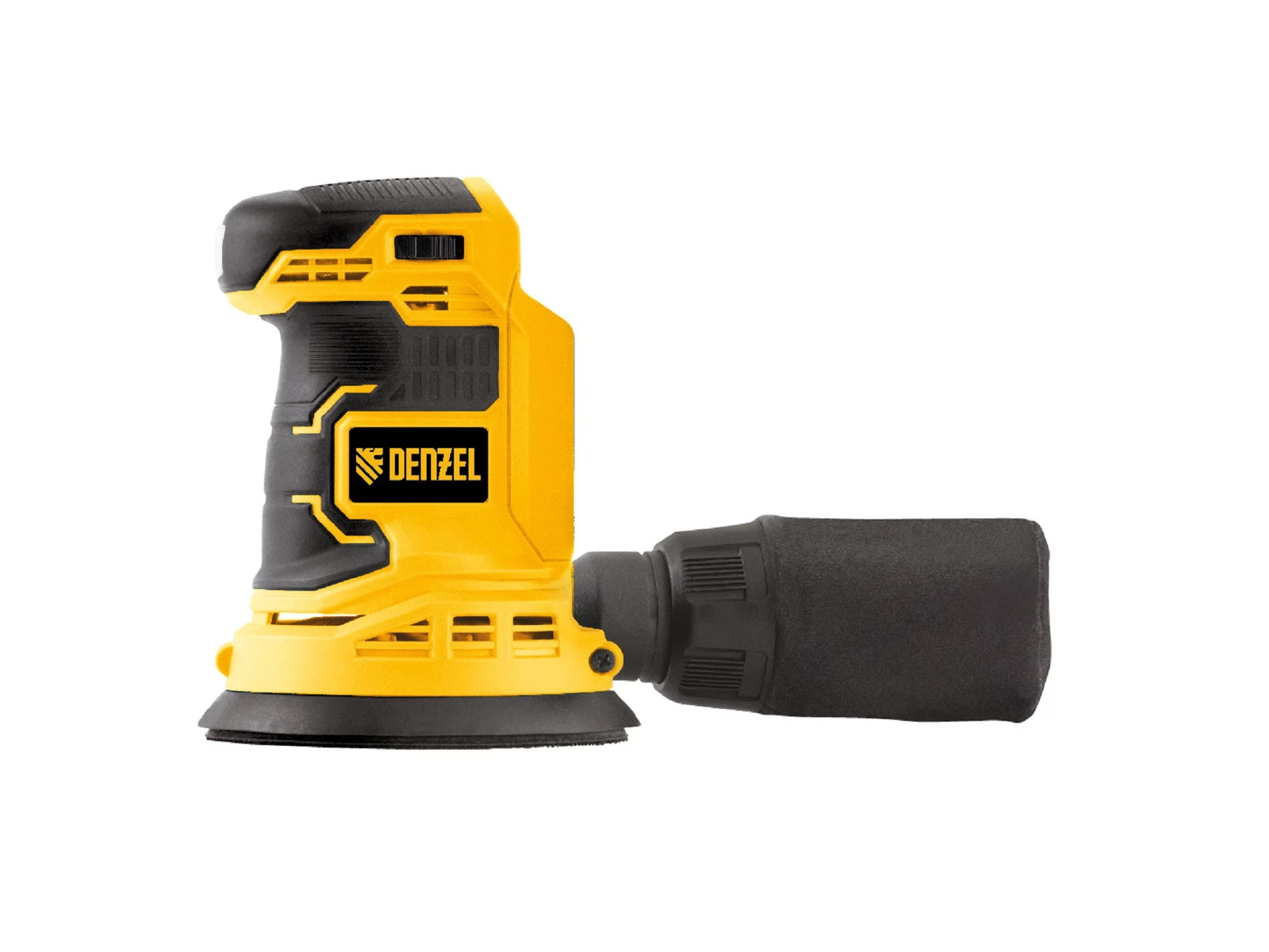 Изображение товара Машина шлифовальная эксцентриковая аккумуляторная COS-125-0, 18В Li-Ion Denzel