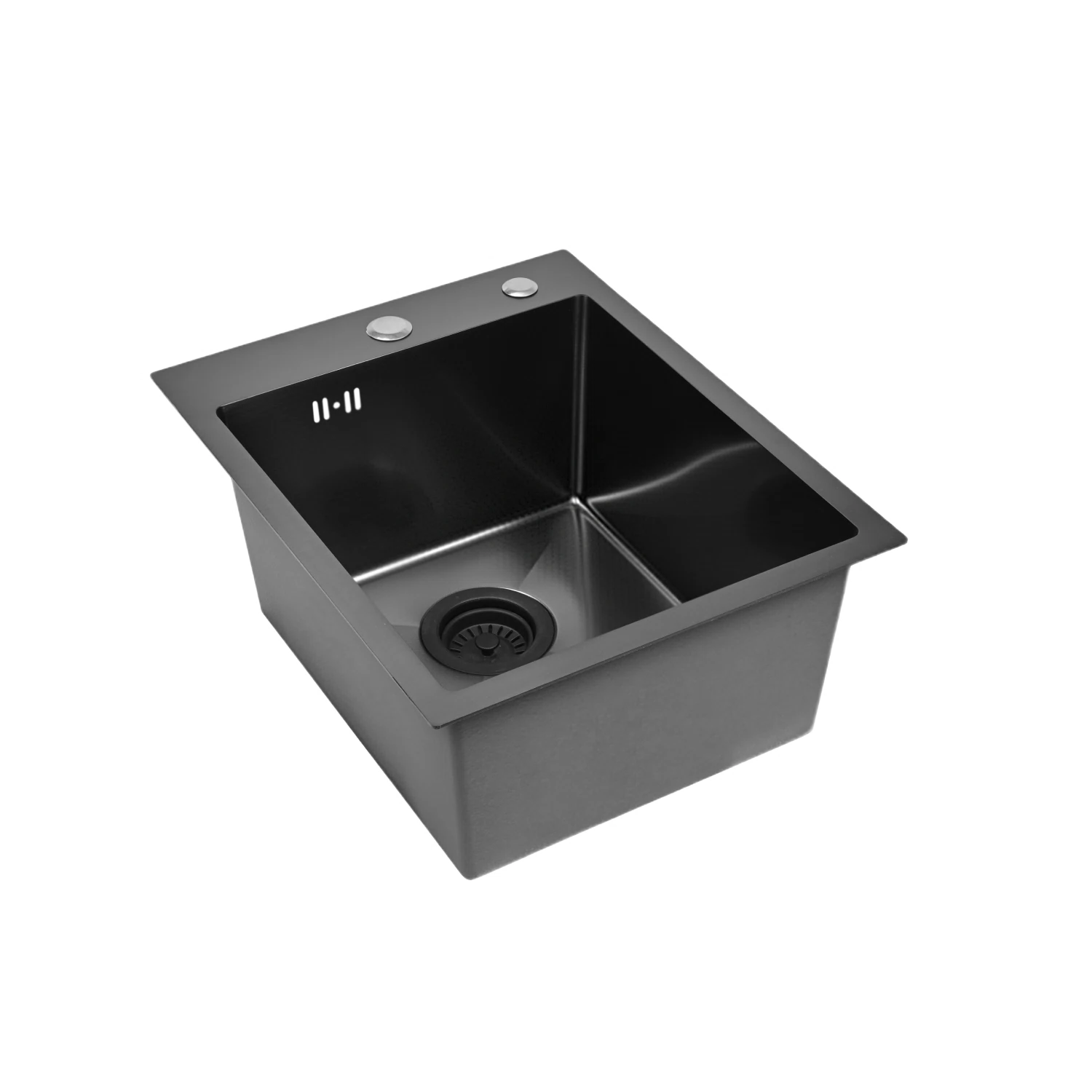 Изображение товара Кухонная мойка из нержавеющей стали WISENT WS34050BD с PVD покрытием графит