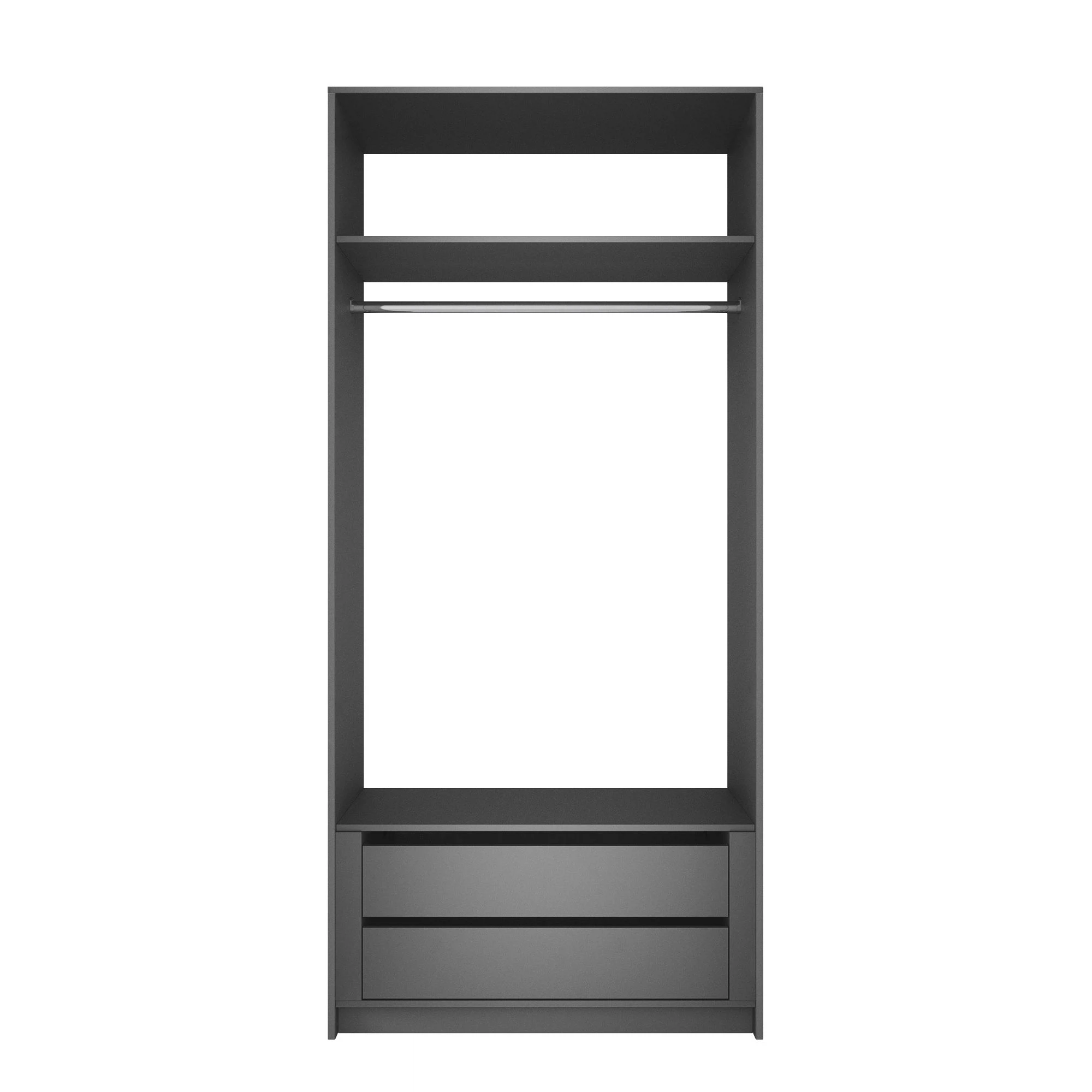 Изображение товара Модуль прямой с полками 101x51x220 для хранения одежды