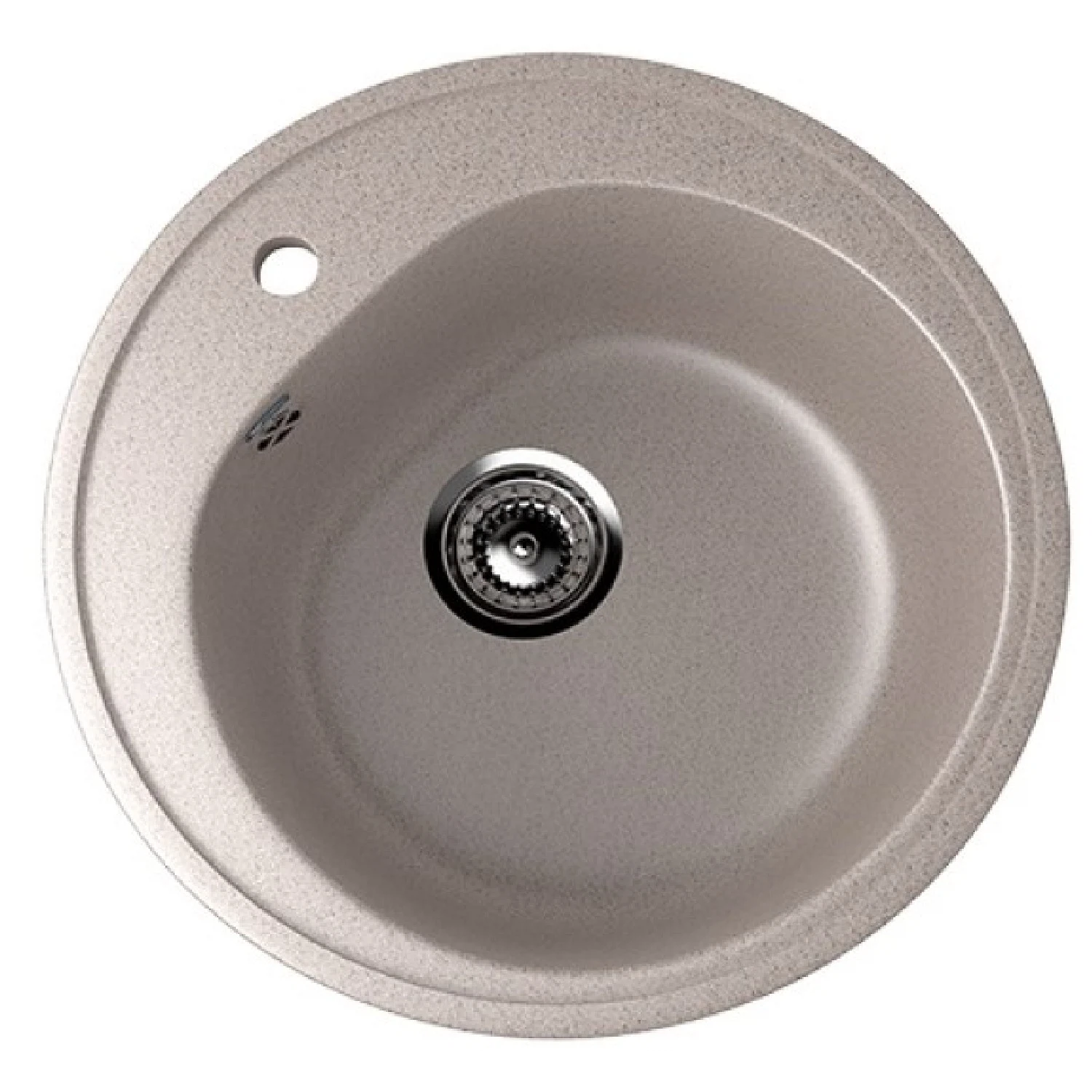 Изображение товара Кухонная мойка Ulgran U-101 из искусственного мрамора в песочном цвете