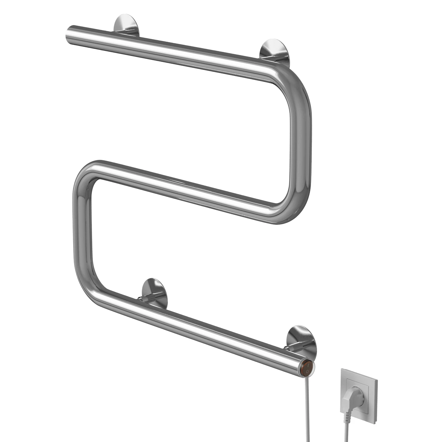 Изображение товара Полотенцесушитель MIXLINE SIMPLE S 40x50 с кнопочным выключателем