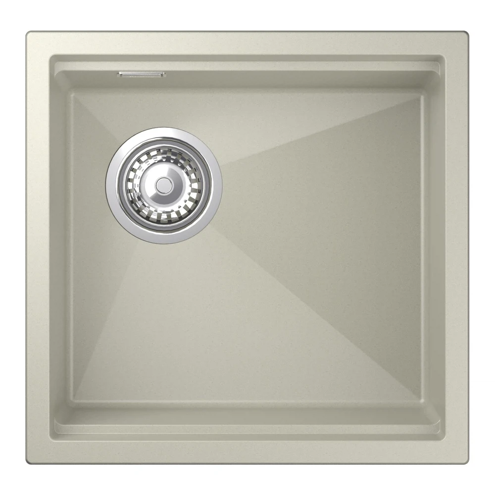 Изображение товара Мойка кухонная Rivelato LINO LN-454-L кварц топаз (450x440 мм, врезная)
