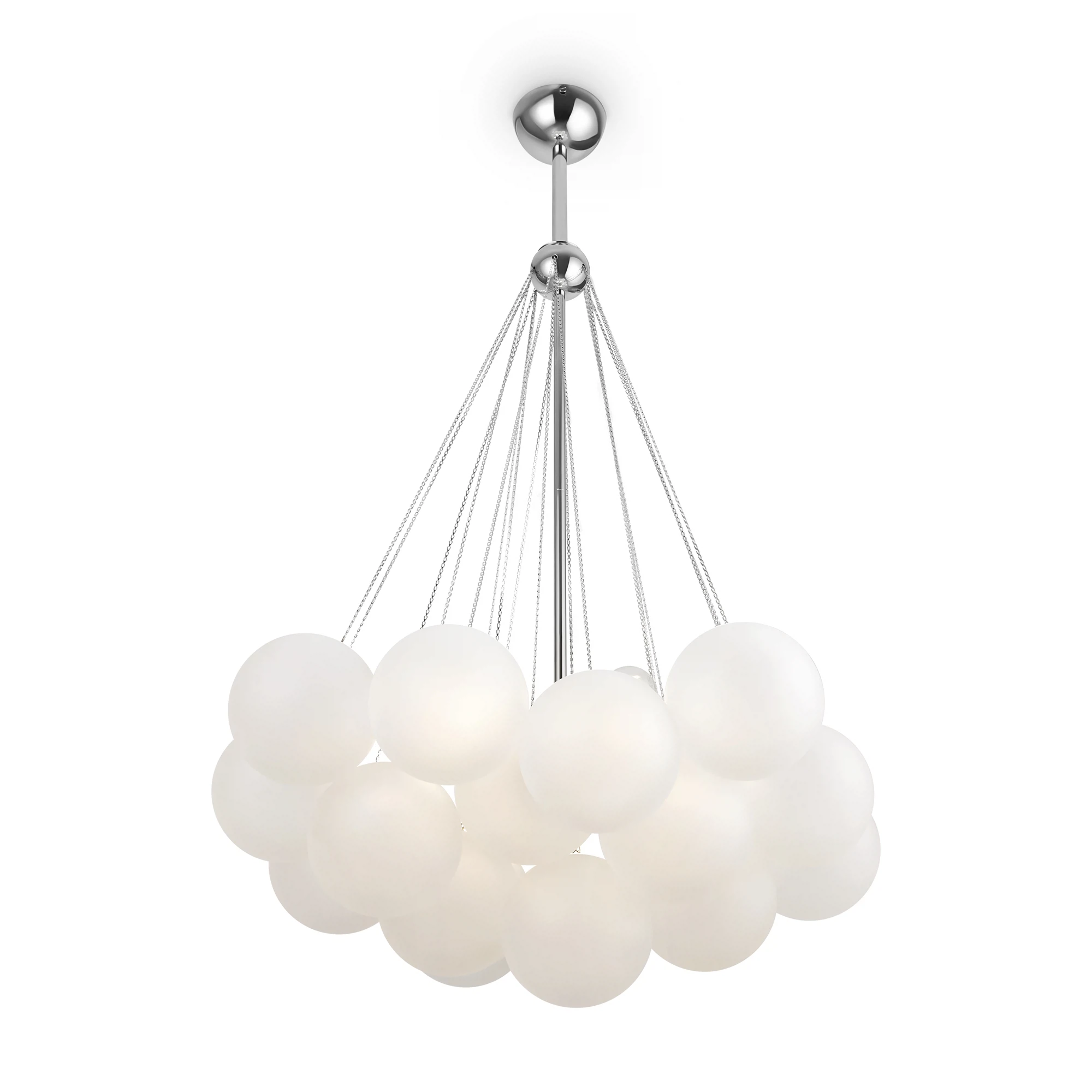 Изображение товара Люстра Freya Fiesta FR5231PL-06CH с регулируемой высотой, стекло, металл, модерн