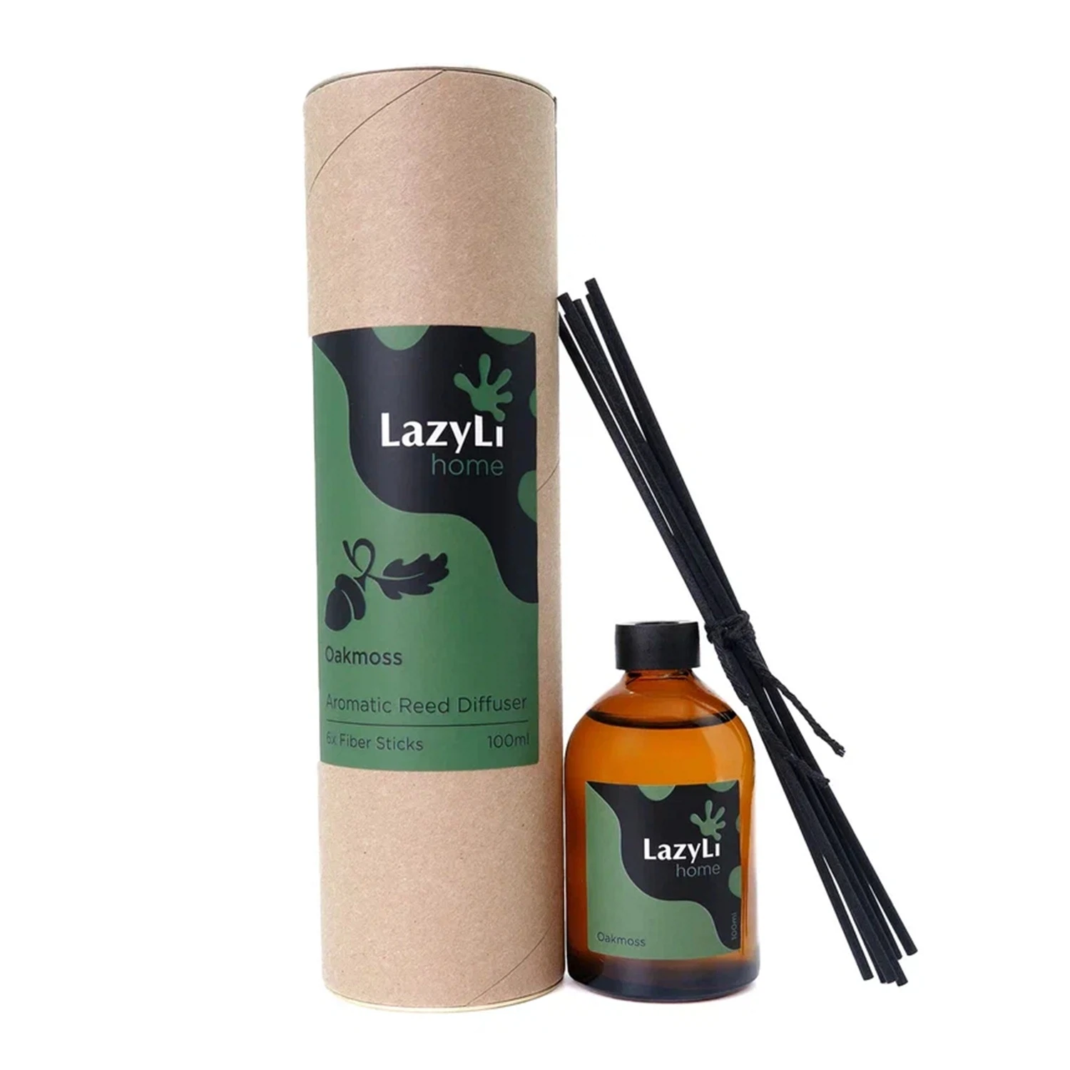 Изображение товара Ароматический диффузор LazyLi Oakmoss 100 мл с дубовым мхом для дома и офиса